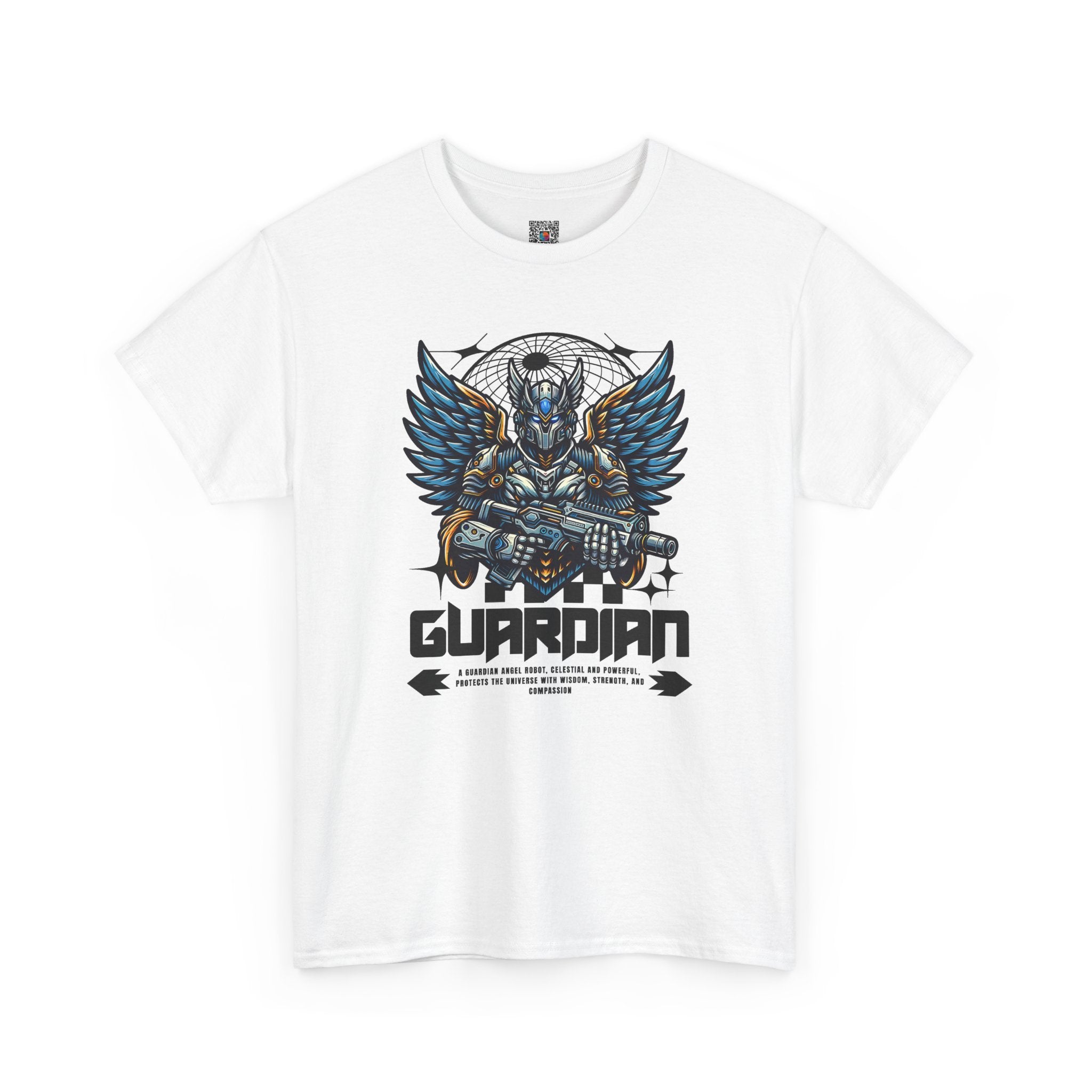 Guardian Warrior T-Shirt | Armored Winged Knight Graphic Tee | Cr8tive Designs
