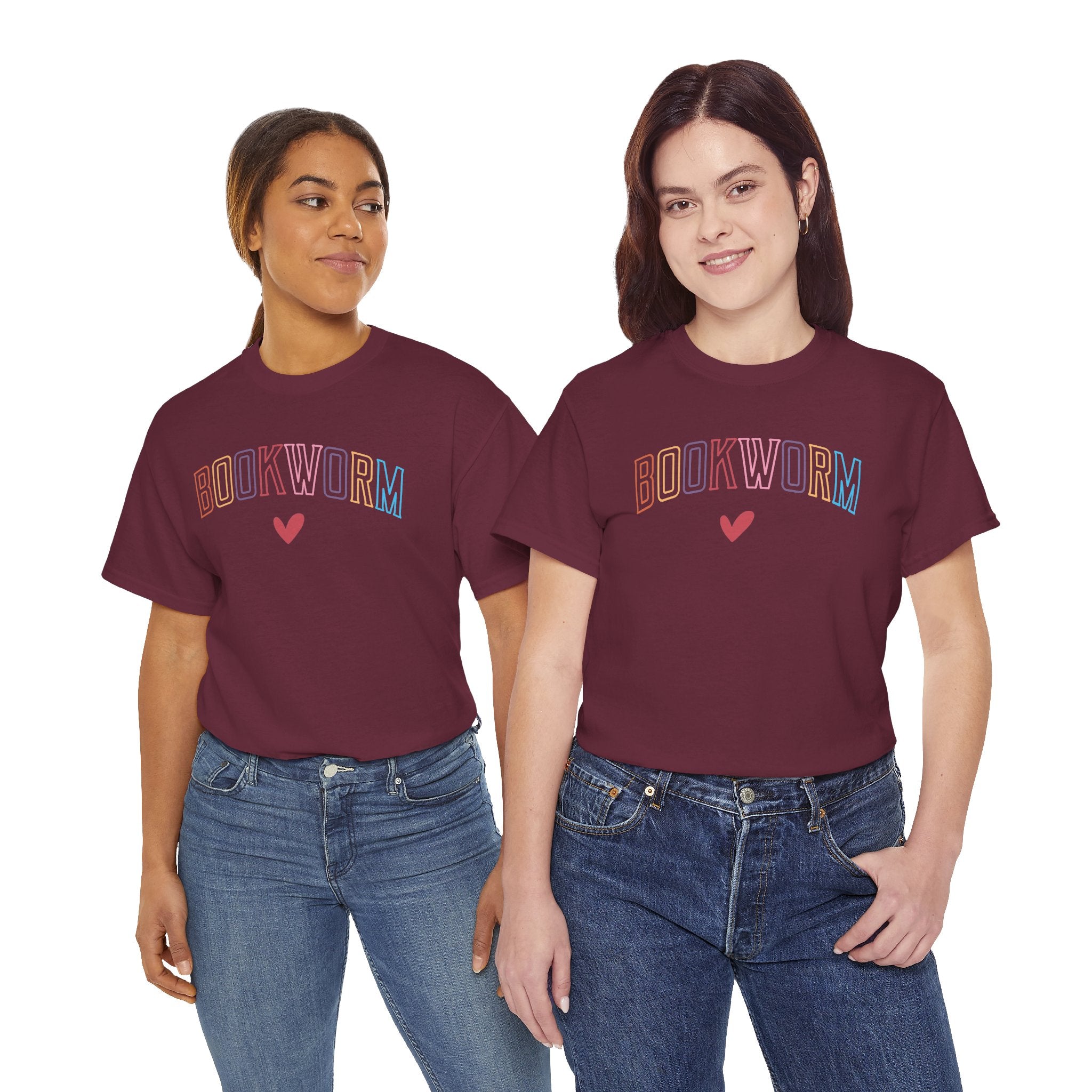 Bookworm Varsity Graphic Tee | Colorful Book Lover T-Shirt | Cr8tive Designs