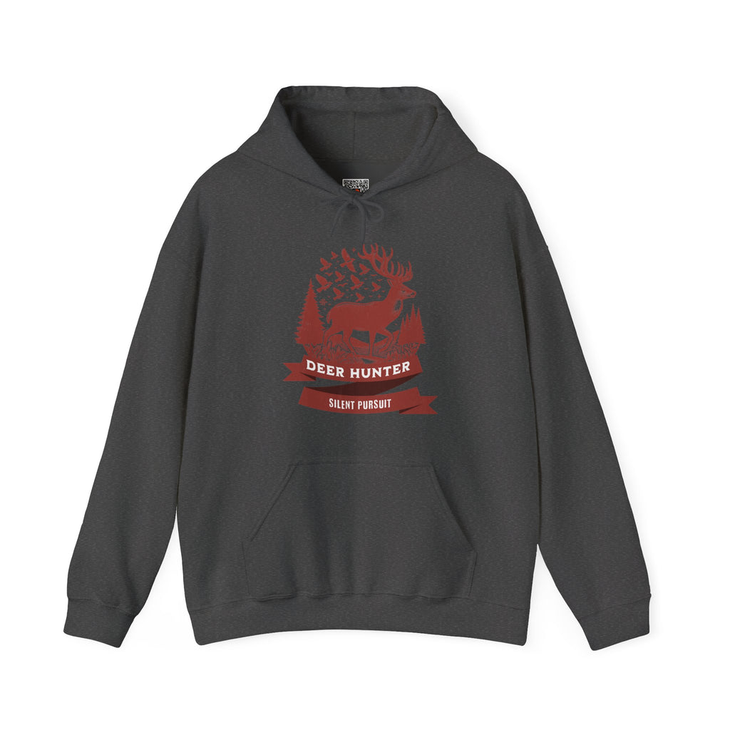 Deer Hunter Silent Pursuit Hoodie | Rustic Woodland Hunting Design | Cr8tive Designs