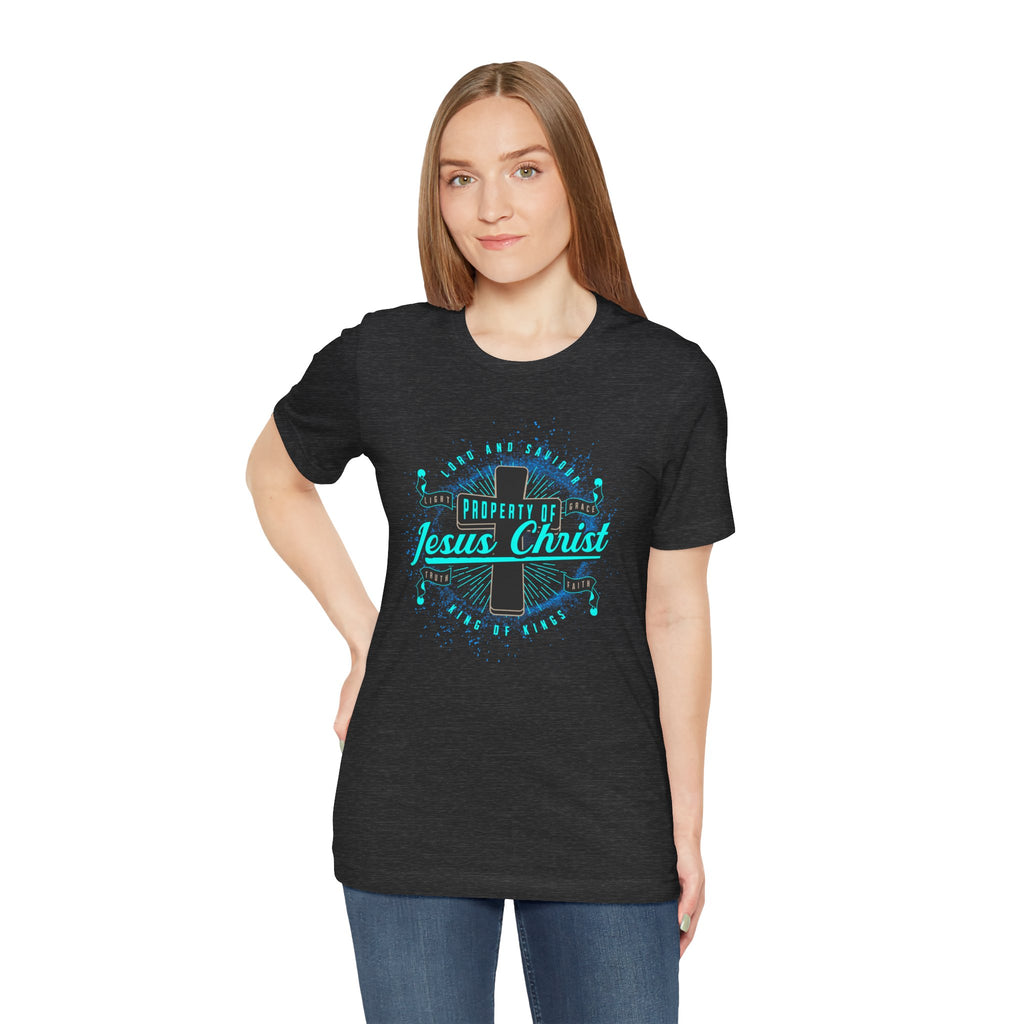 Jesus Christ Cross T-Shirt — "Property of Jesus Christ" Faith Tee| Cr8tive Designs