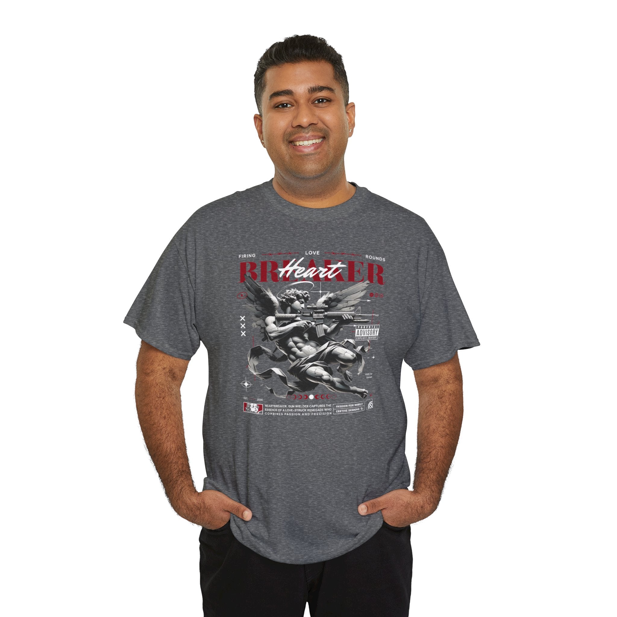 Firing Love Rounds | Dark Cupid Tshirt Design | Cr8tive Designs