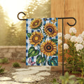 Sunflower Welcome Garden Flag | Farmhouse Floral Yard Decor | Cr8tive Designs