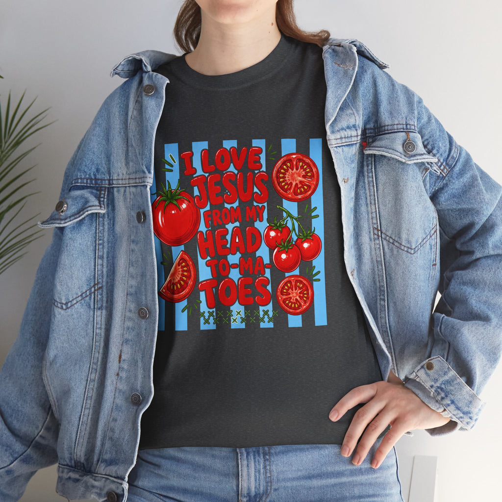 I Love Jesus From Head to Toes | Colorful Faith Shirt | Cr8tive Designs