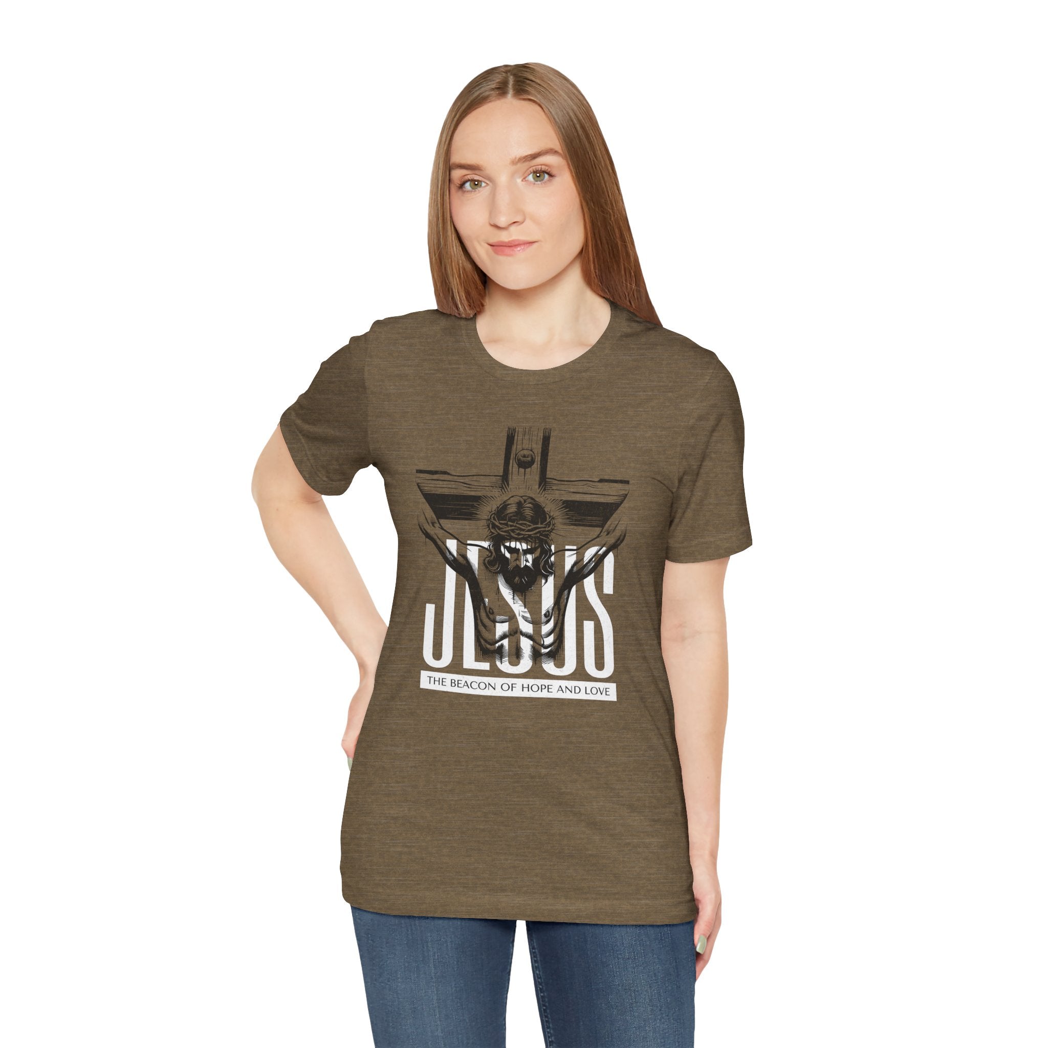 Jesus Crucifix Tee | Christian Graphic T-Shirt | Cr8tive Designs