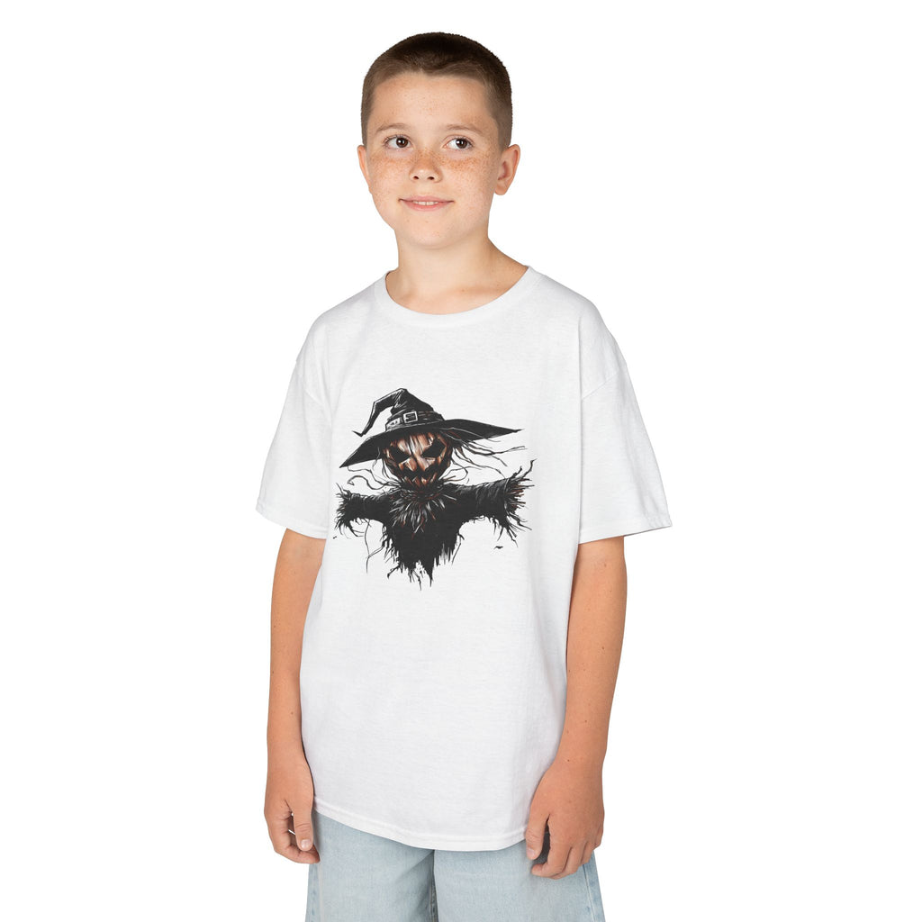 Spooky Scarecrow Youth T-Shirt | Wicked Scarecrow Graphic Tee | Cr8tive Designs