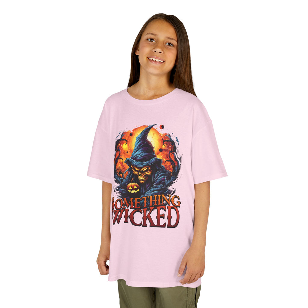 Kids T-Shirt "Something Wicked" Witch Graphic | Halloween Costume Tee | Cr8tive Designs