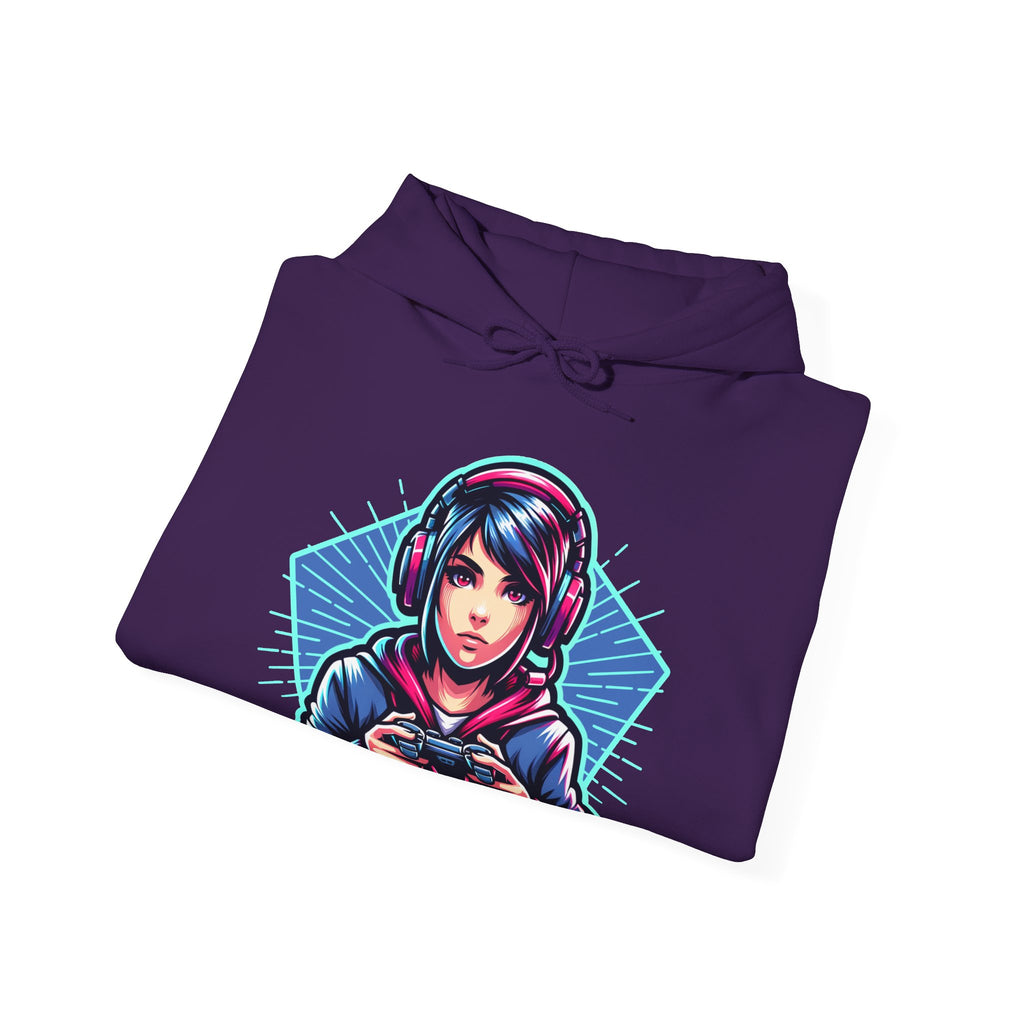 Gamer Girl | Neon Gaming Hoodie | Cr8tive Designs