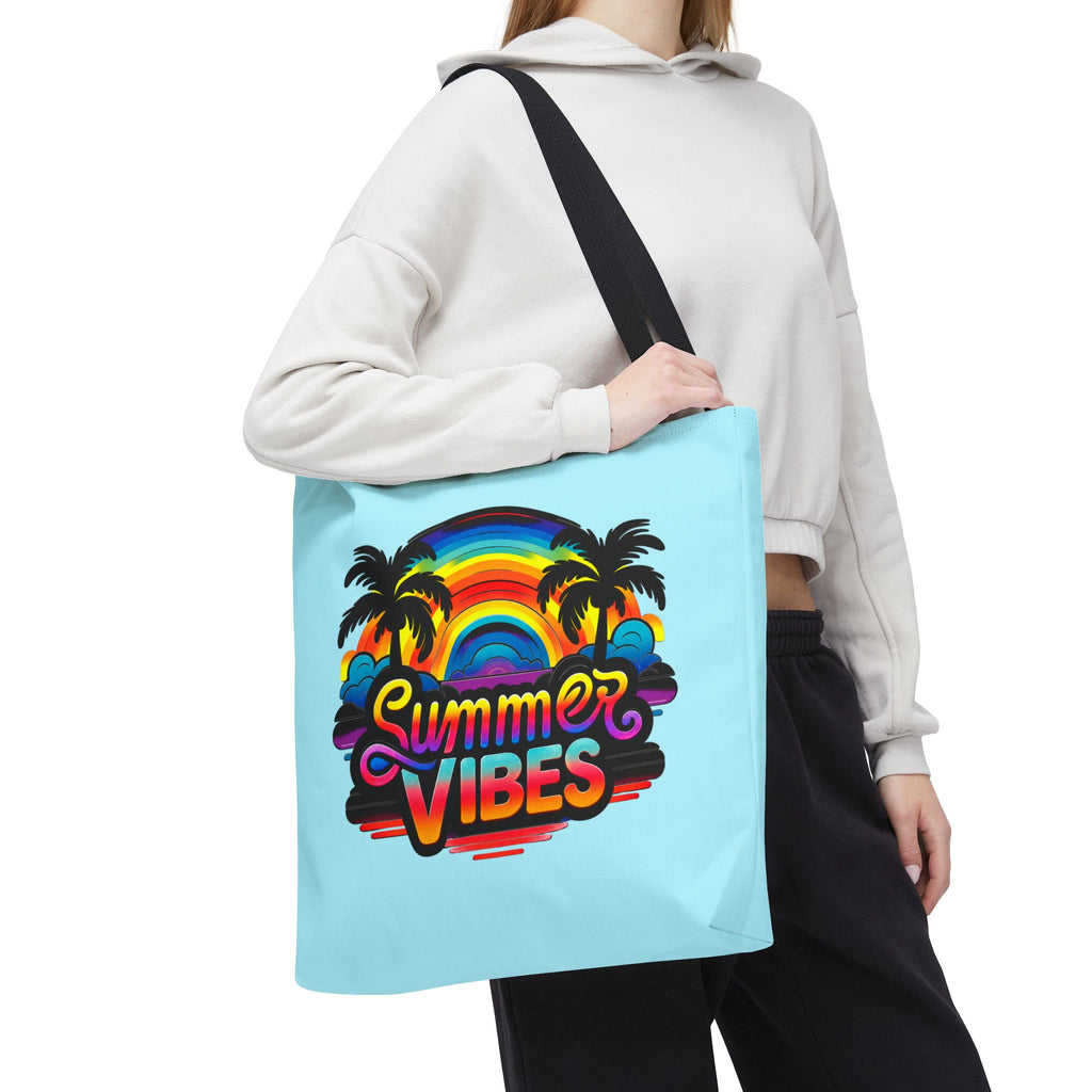 Summer Vibes | Bright Tropical Beach Bag | Cr8tive Designs