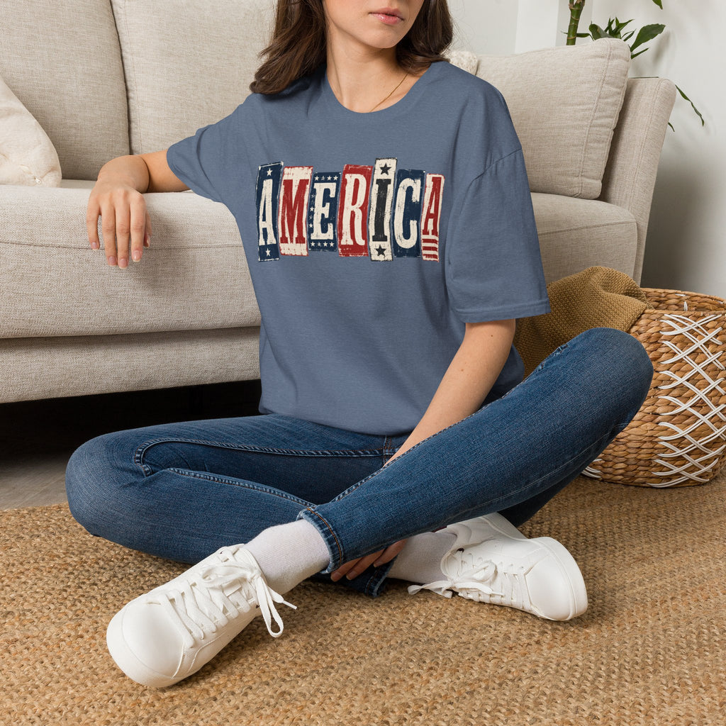 America | Distressed Americana T-Shirt | Cr8tive Designs
