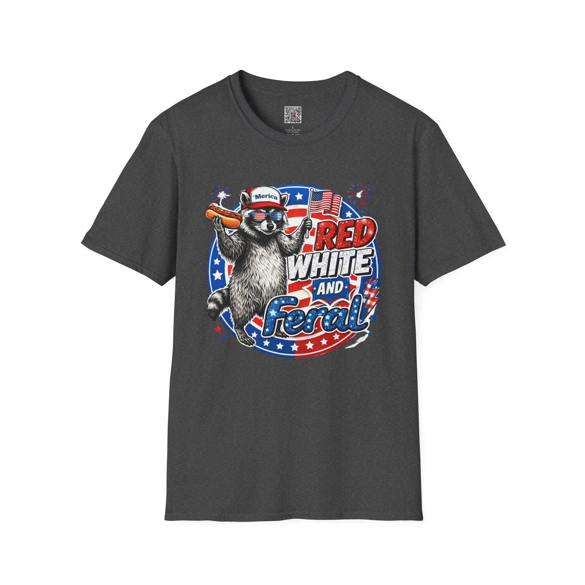 RED WHITE AND BOOM | Patriotic Raccoon Fireworks Design | Cr8tive Designs