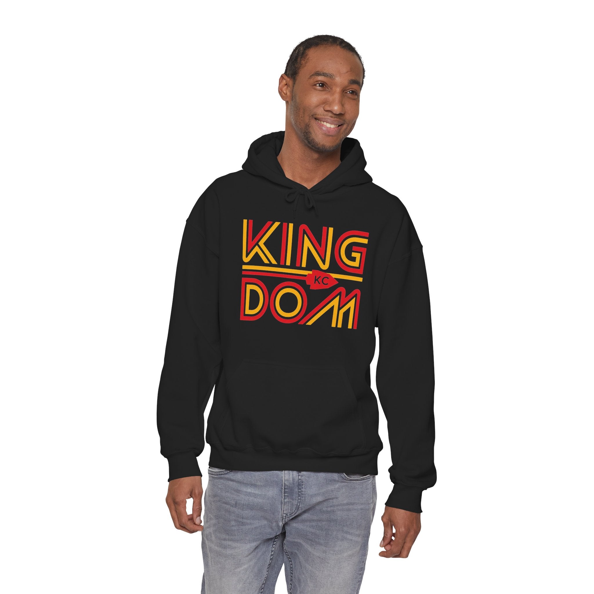 KC Kingdom | Retro Football Hoodie | Cr8tive Designs