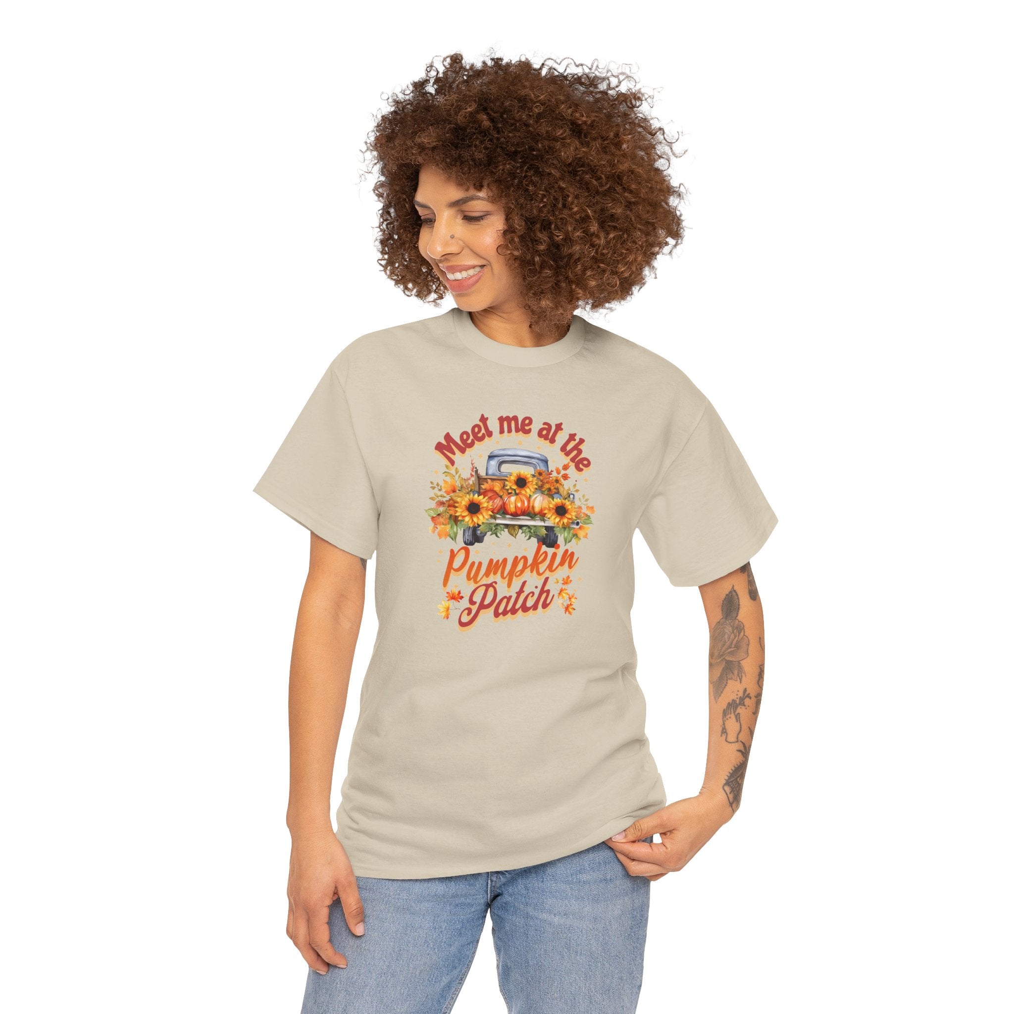 Meet Me at the Pumpkin Patch Tee | Vintage Farm Truck T-Shirt | Cr8tive Designs