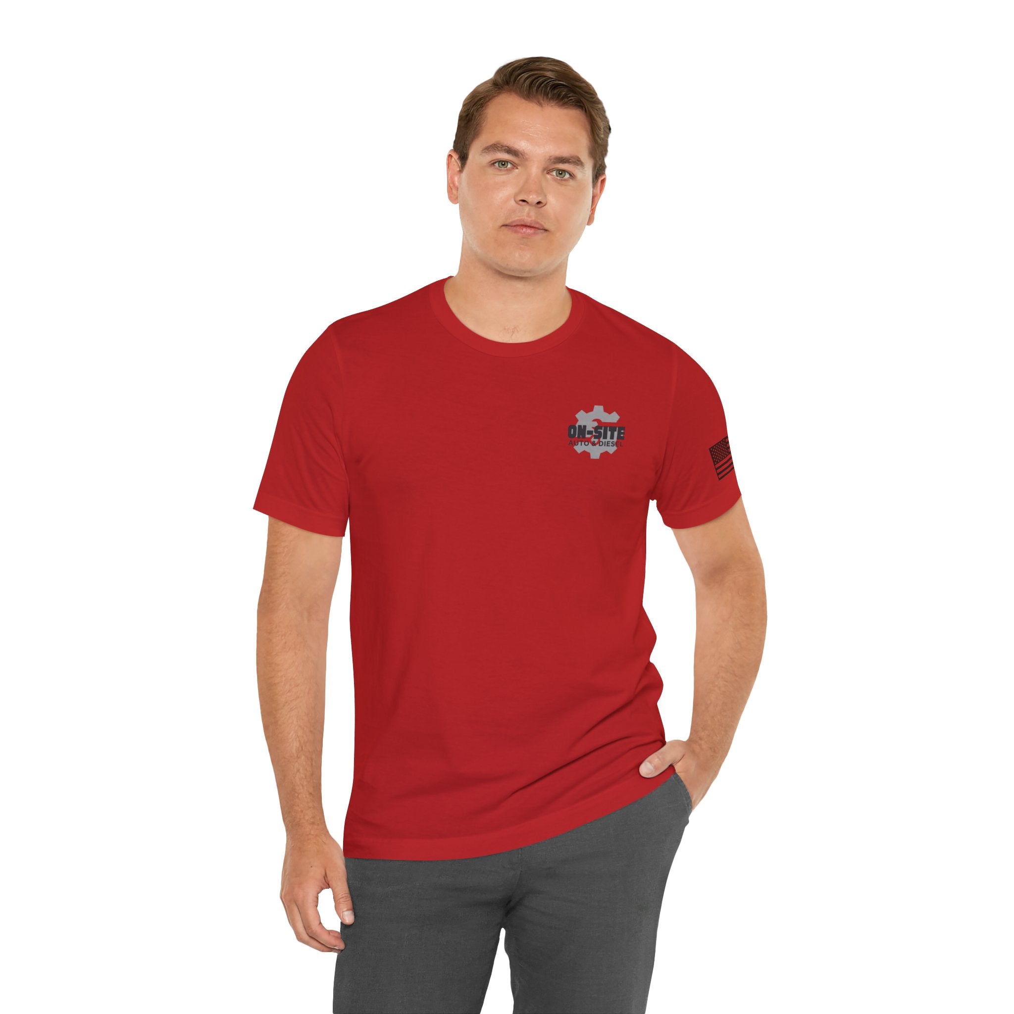 On-Site Auto & Diesel Crew Tee | Cr8tive Designs.