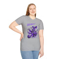 Feelin' Witch Skeleton T-Shirt | Purple Gothic Halloween Tee | Cr8tive Designs