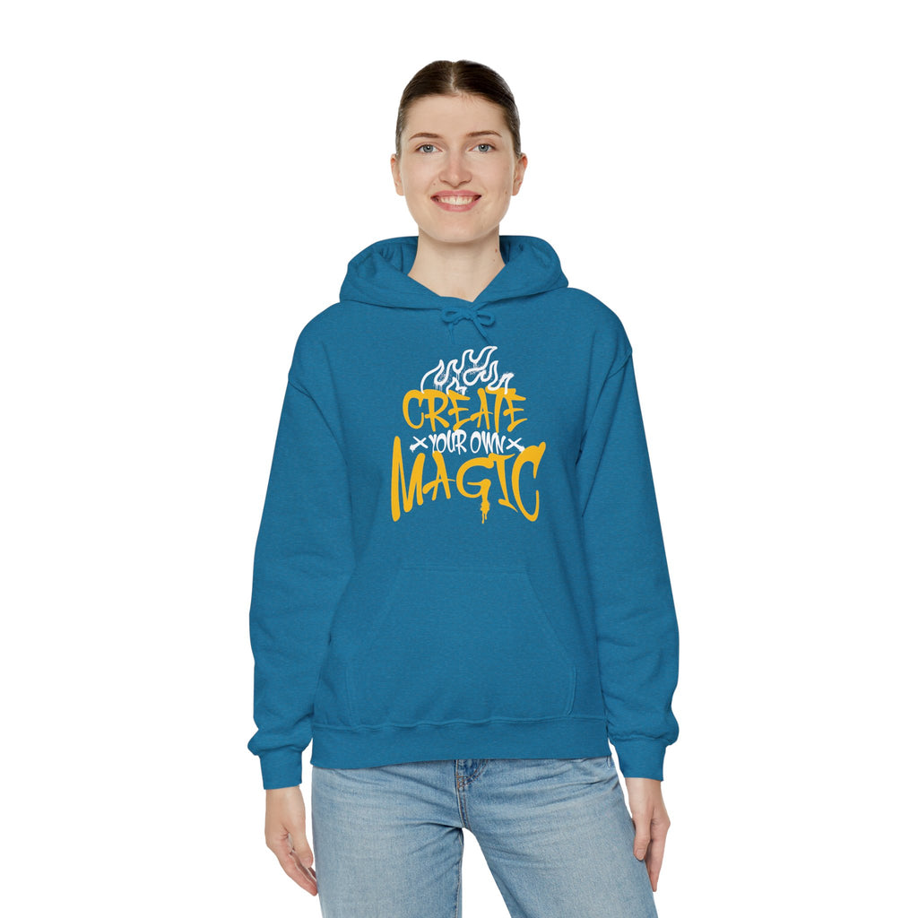 Create Your Own Magic | Bold Inspirational Hoodie | Cr8tive Designs