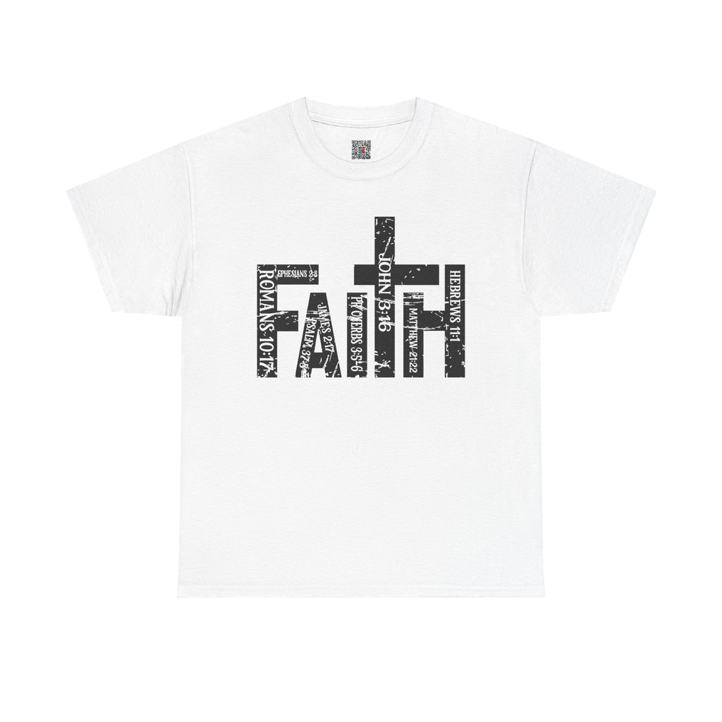 Faith – Minimalist Christian Cross Graphic T-Shirt | Cr8tive Designs