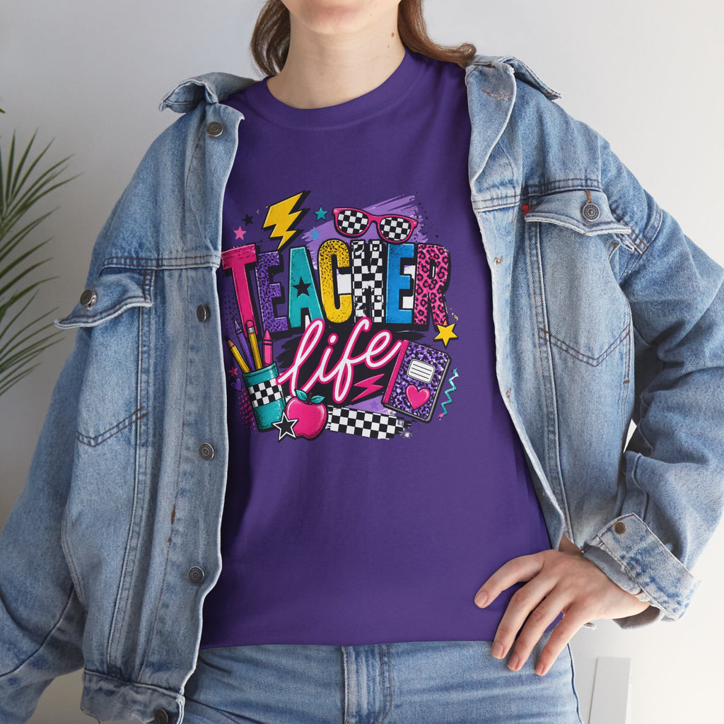 Teach Love Inspire Shirt | Colorful Teacher Tee | Cr8tive Designs