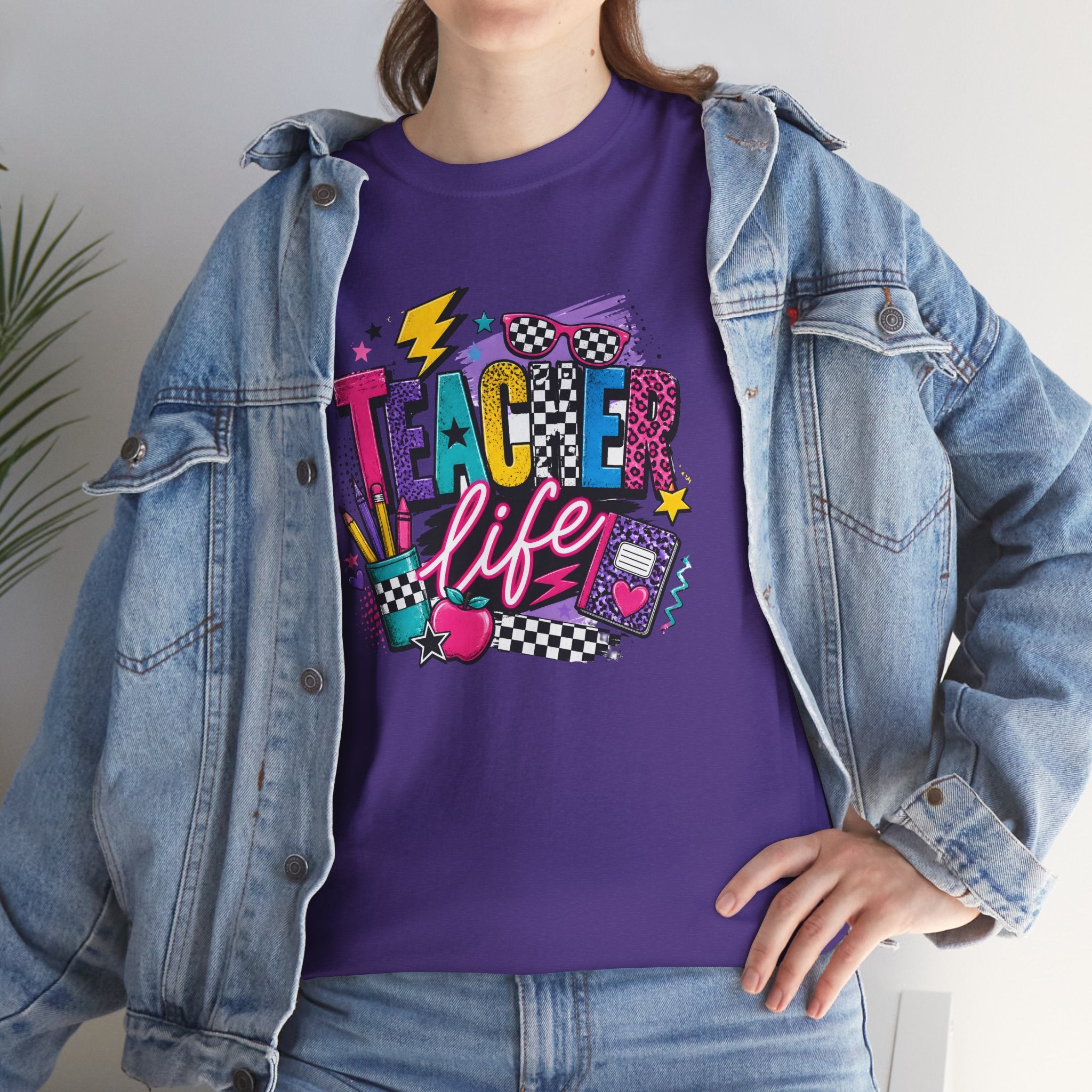 Teach Love Inspire Shirt | Colorful Teacher Tee | Cr8tive Designs