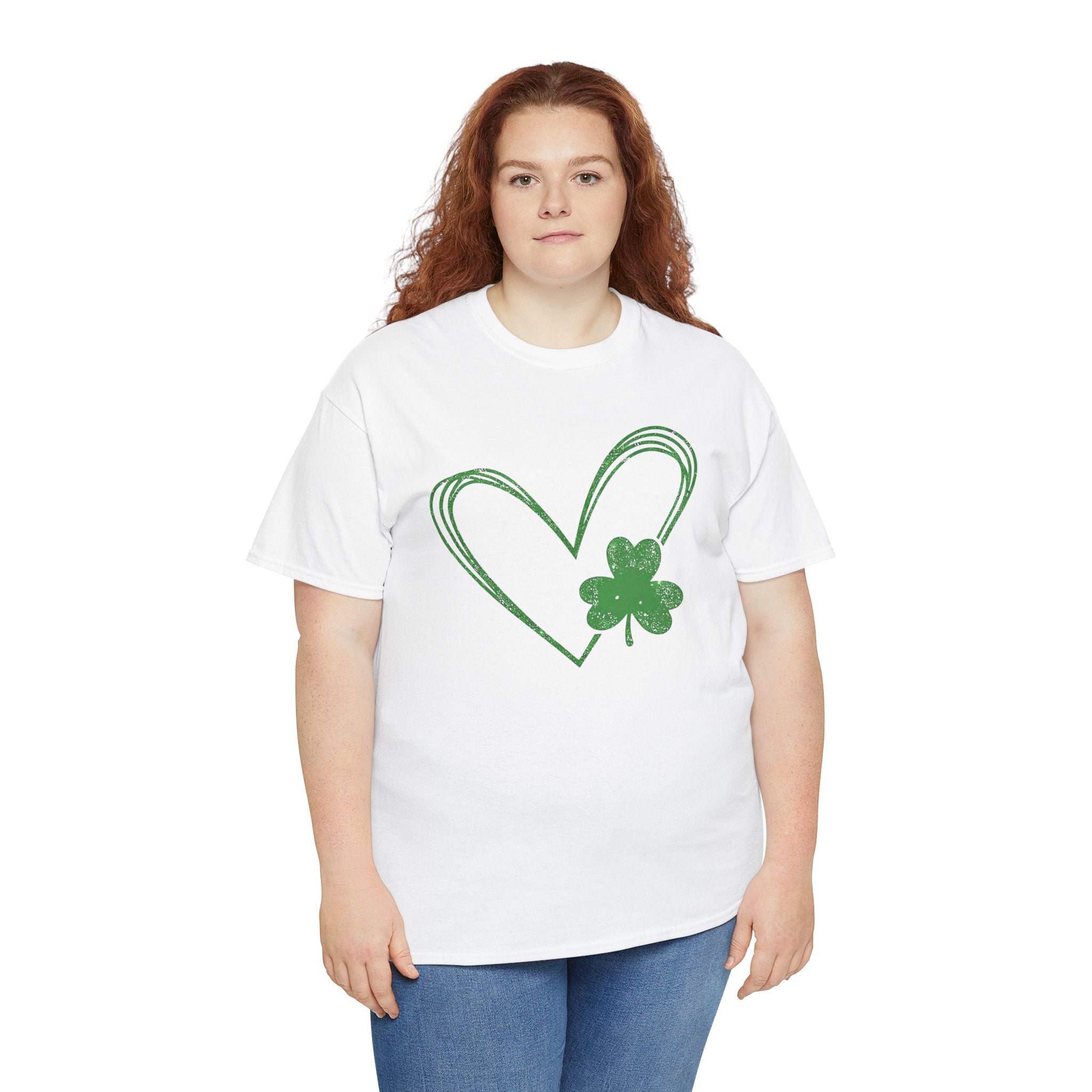 St. Patrick's Shamrock Heart T‑Shirt