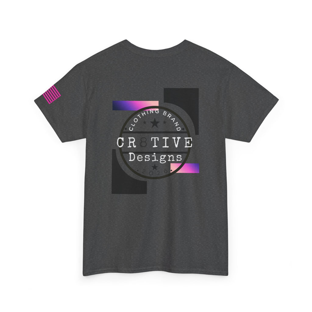 Hot Pink Logo Graphic Tee/Cr8tive Designs
