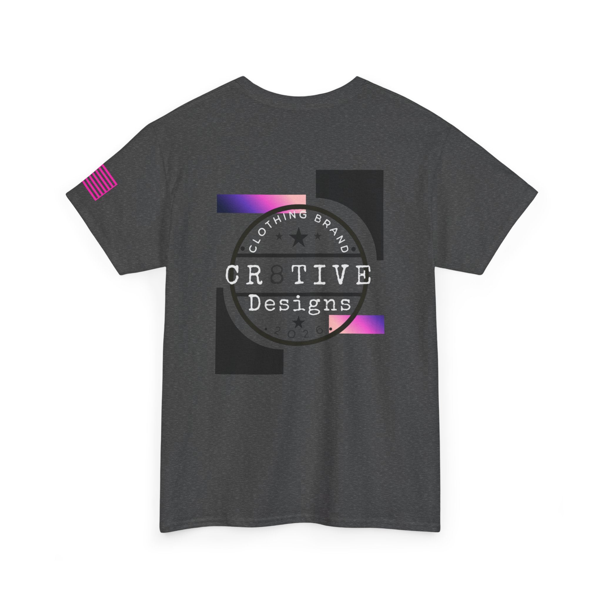 Hot Pink Logo Graphic Tee/Cr8tive Designs