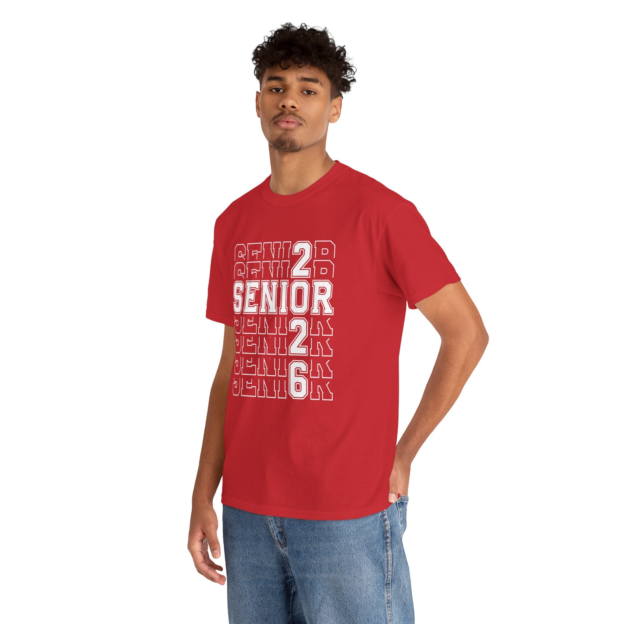 Senior 2026 Stacked Graphic T-Shirt | Bold Graduation Tee | Unisex Senior Year Shirt | Cr8tive Designs