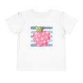 Pink Polka Dot Apple Toddler Tee | Back to School T-Shirt | Cr8tive Designs