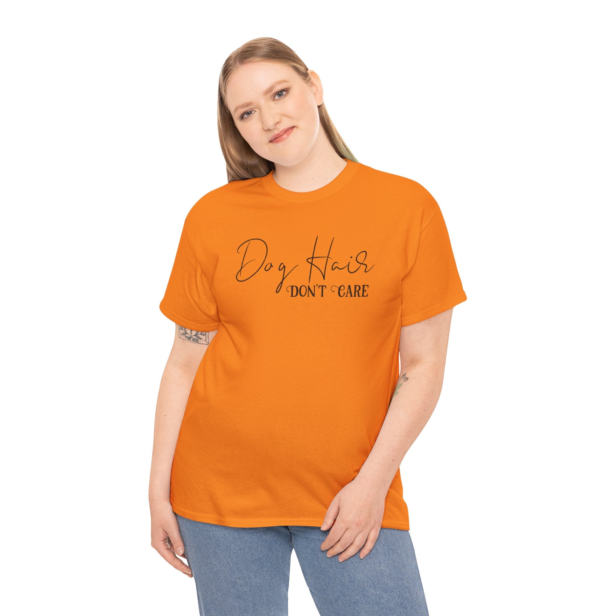Dog Hair Don’t Care Tee | Funny Dog Lover Shirt | Cr8tive Designs