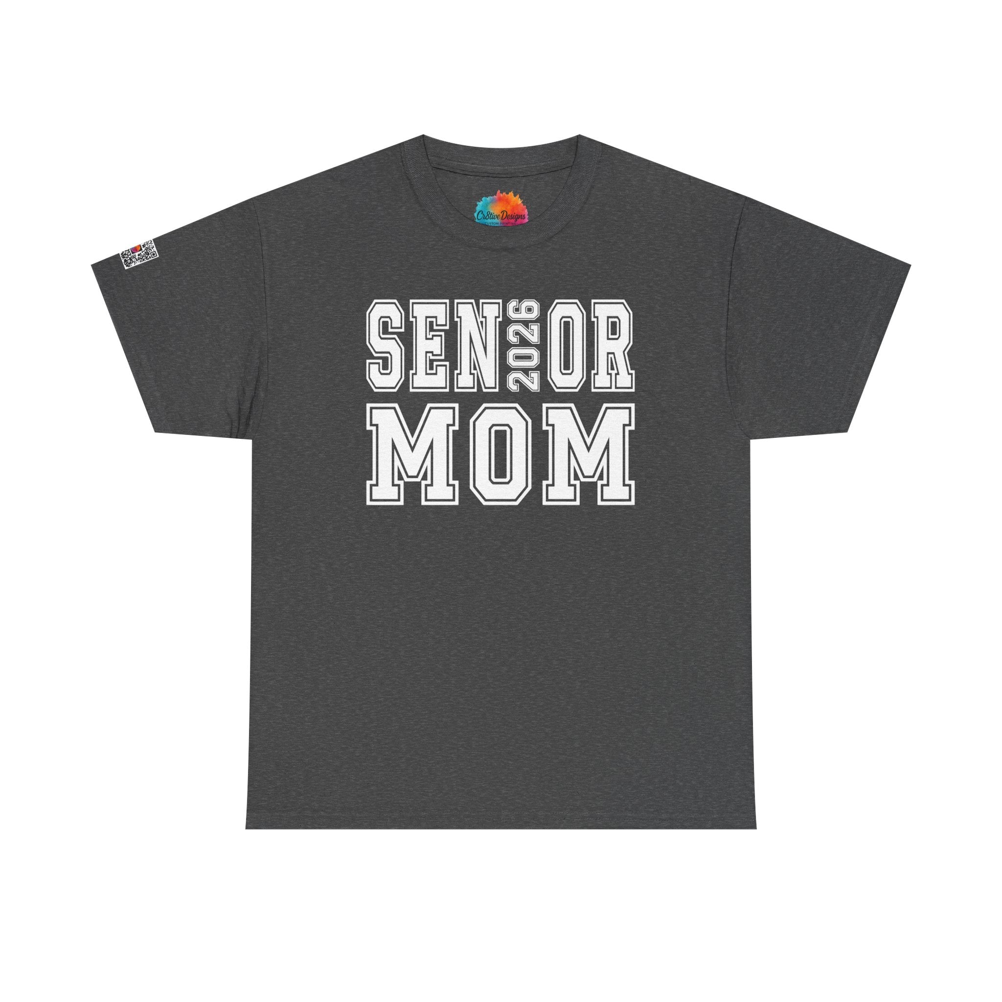 Senior Mom 2026 T-Shirt | Proud Mom Graduation Tee | Class of 2026 Parent Shirt | Cr8tive Designs