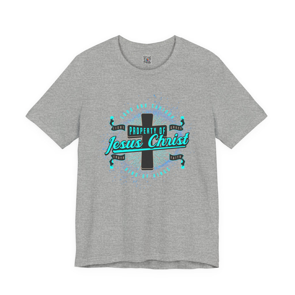 Jesus Christ Cross T-Shirt — "Property of Jesus Christ" Faith Tee| Cr8tive Designs
