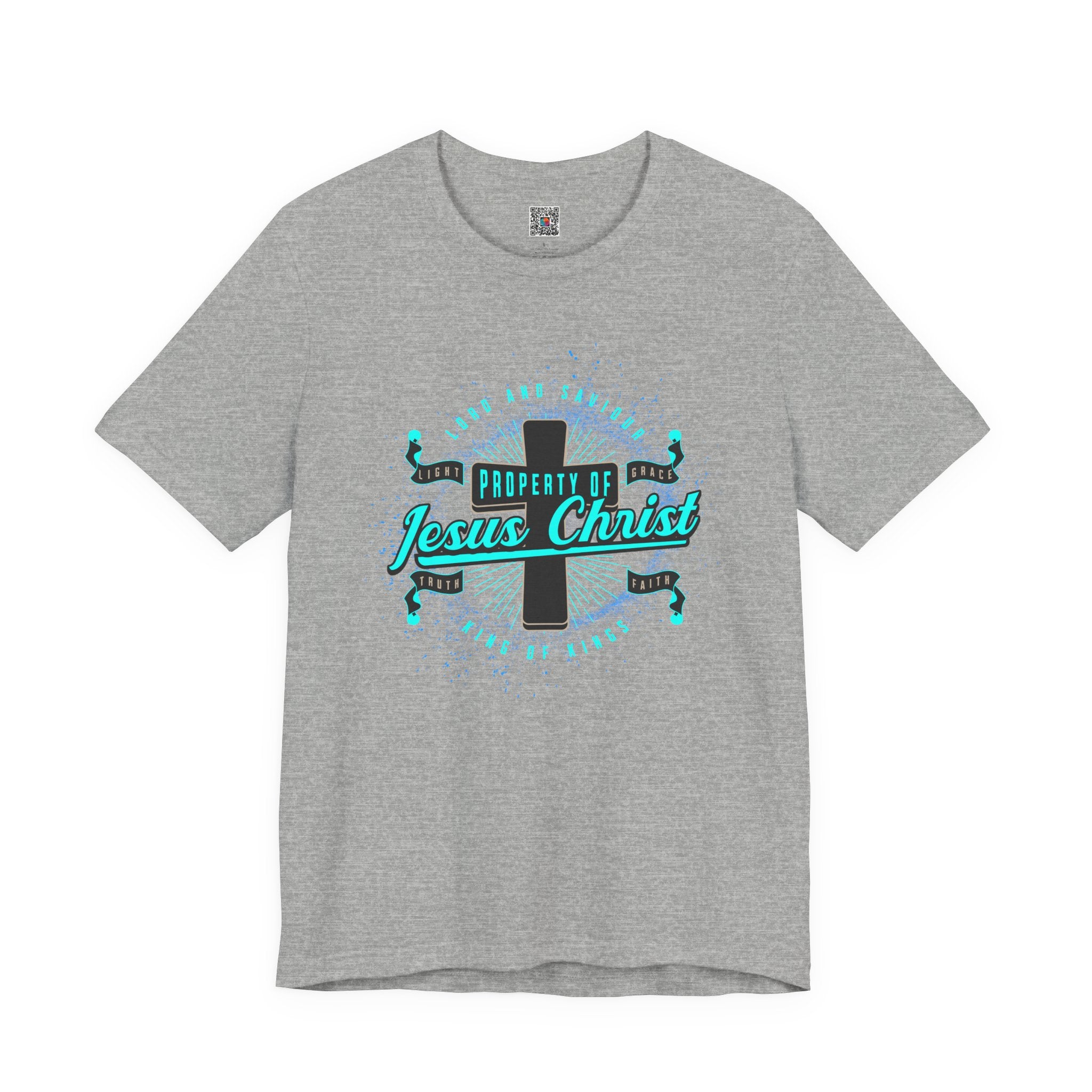 Jesus Christ Cross T-Shirt — "Property of Jesus Christ" Faith Tee| Cr8tive Designs