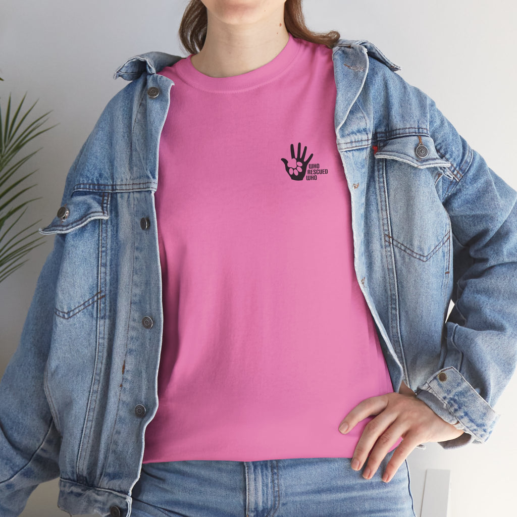 Who Rescued Who | Rescue Dog Lover Shirt | Cr8tive Designs