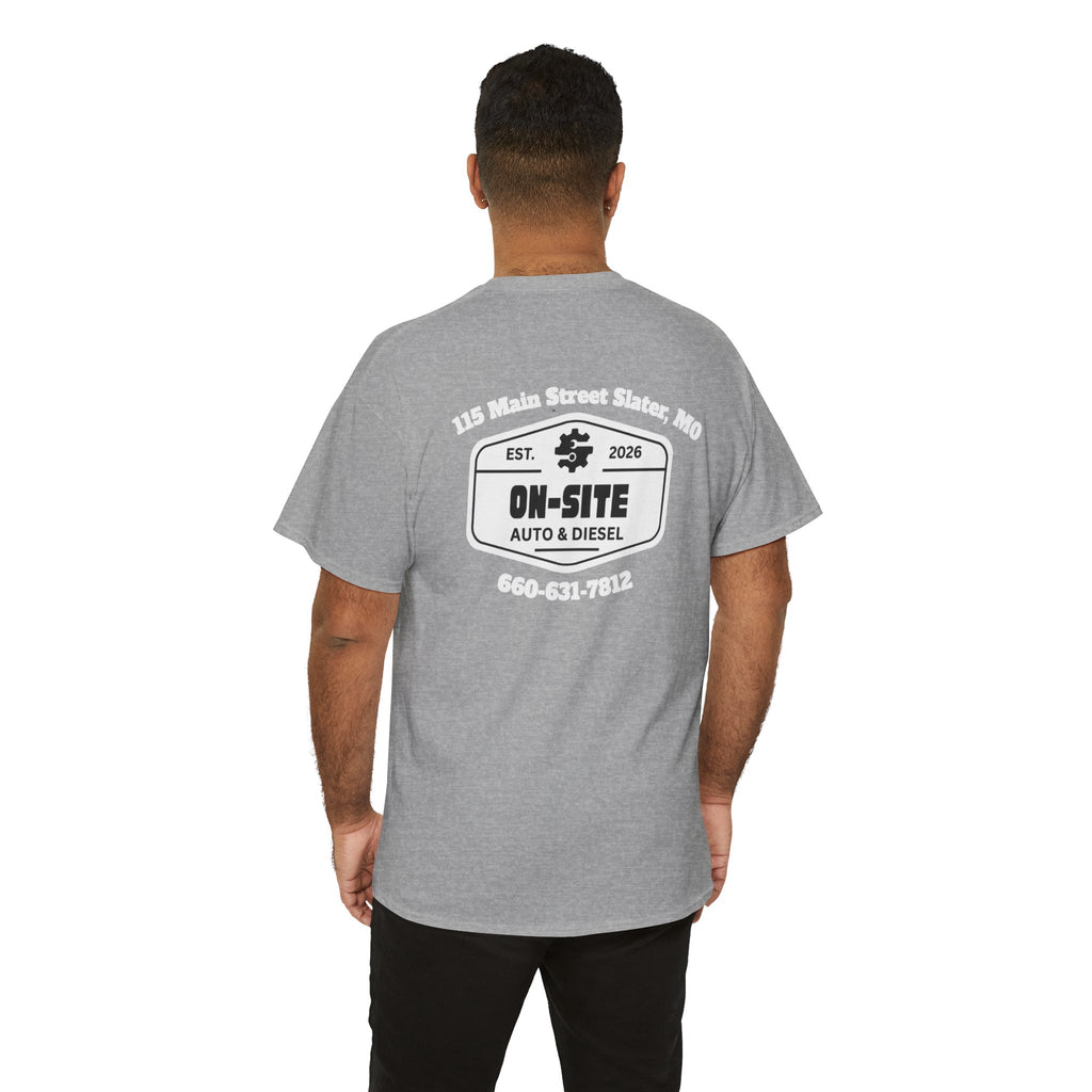 On-Site Auto & Diesel Logo T-Shirt | Local Business Work Shirt | Cr8tive Designs