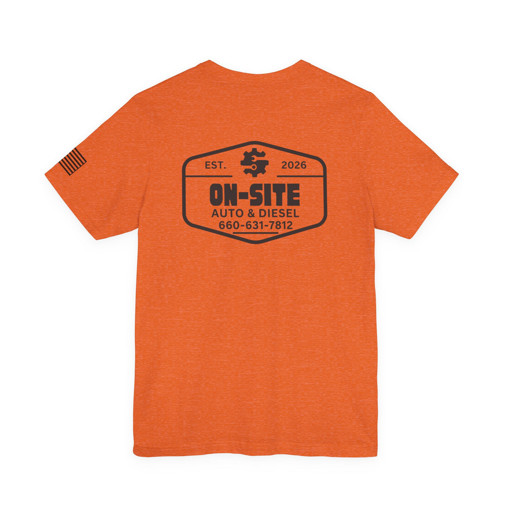 On-Site Auto & Diesel Crew Tee | Cr8tive Designs.