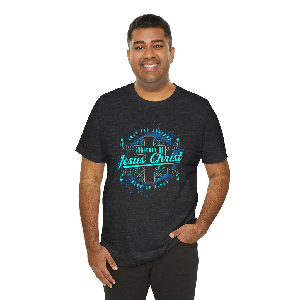 Jesus Christ Cross T-Shirt — "Property of Jesus Christ" Faith Tee| Cr8tive Designs