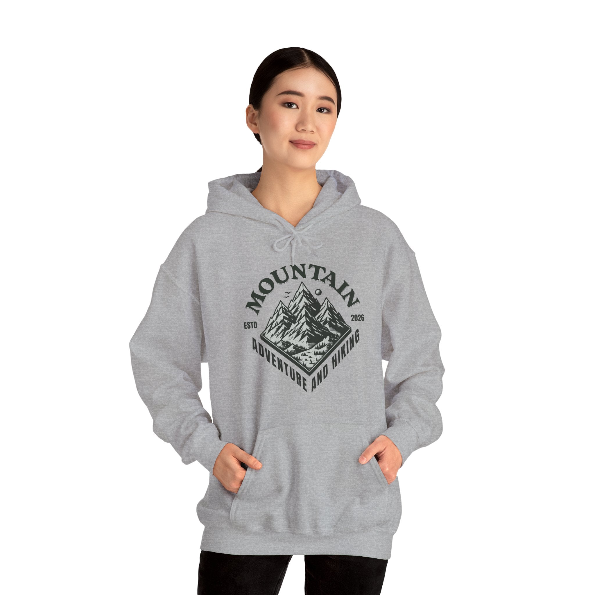 Mountain Adventure Hoodie | Outdoor Hunting & Wilderness Design | Cr8tive Designs