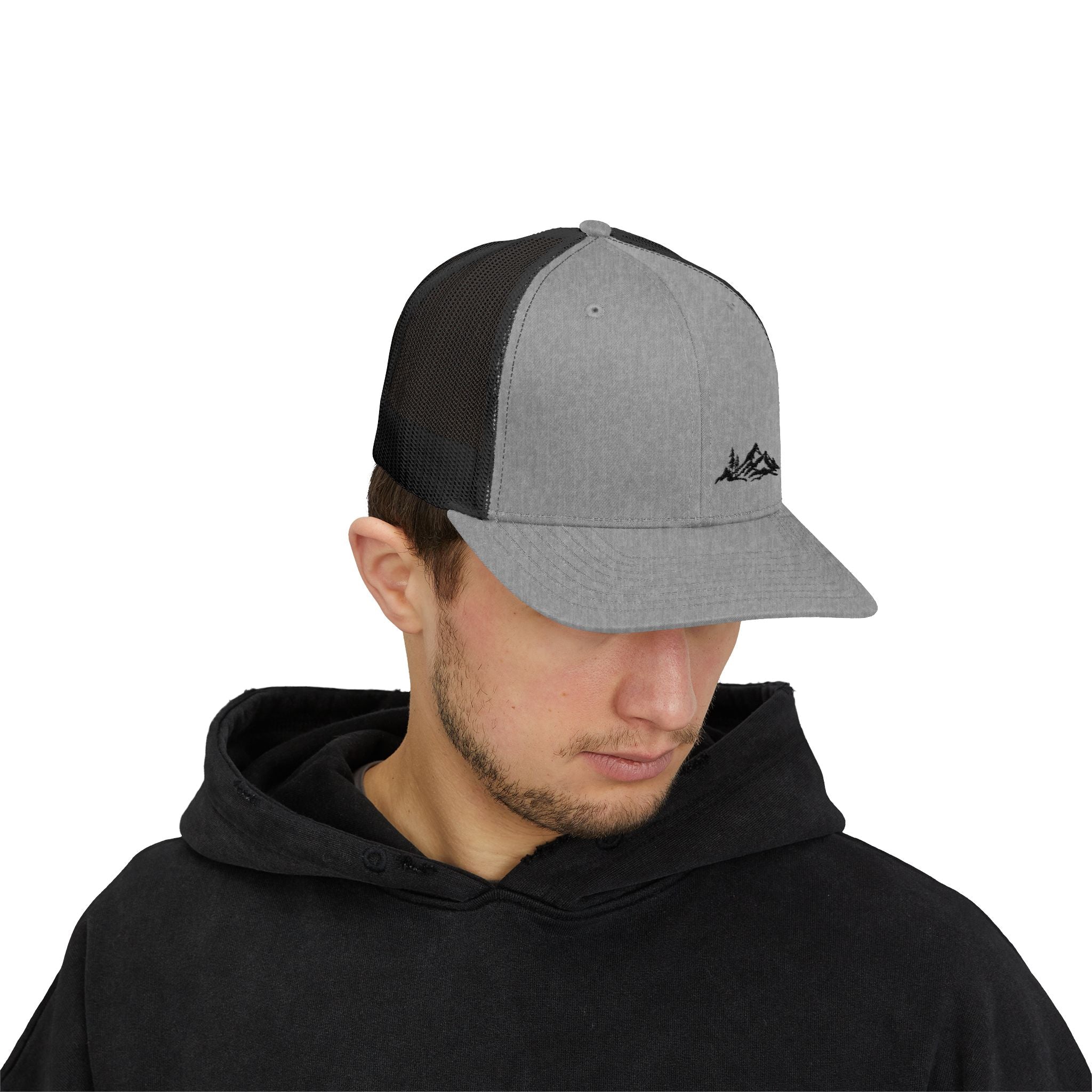 Mountain Outline Trucker Snapback/Cr8tive Designs