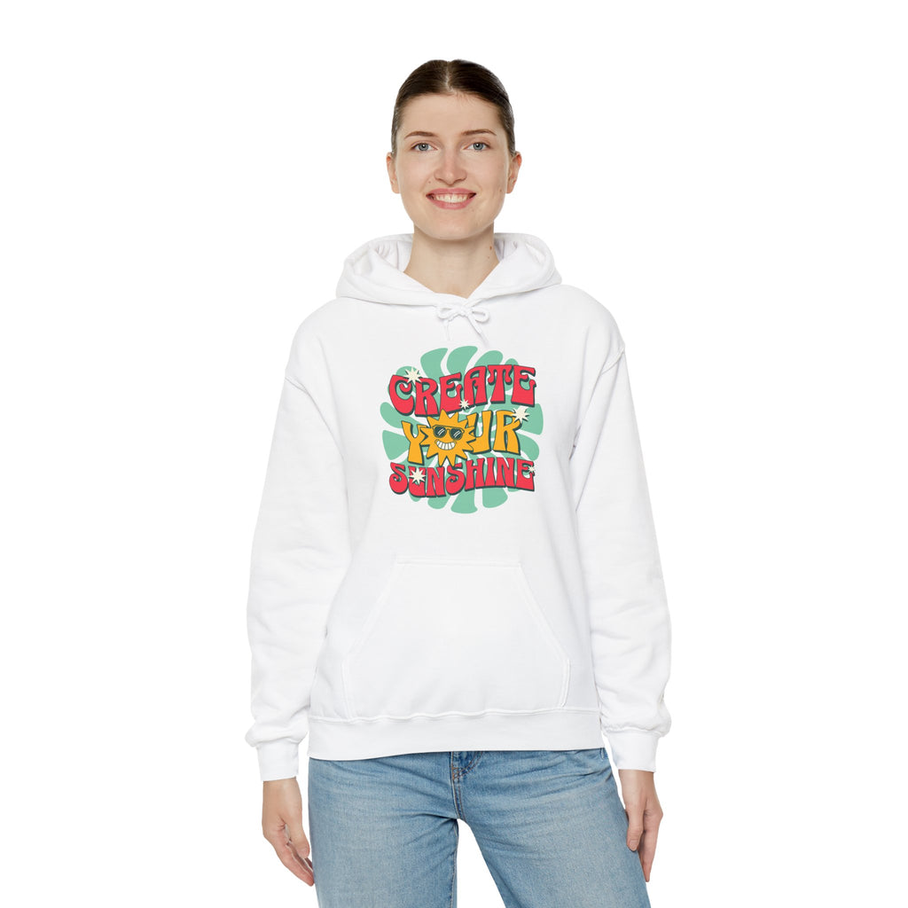 Create Your Sunshine | Colorful Retro-Inspired Hoodie | Cr8tive Designs