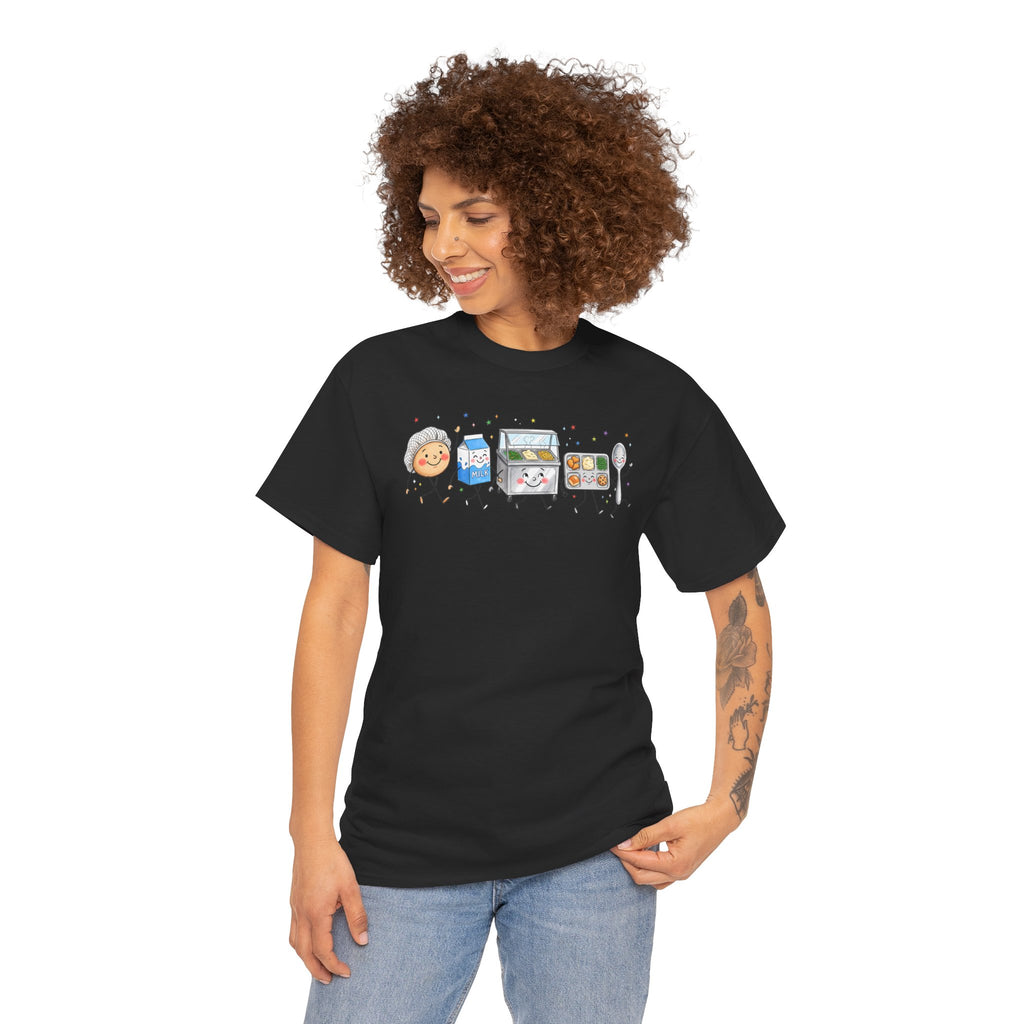 Lunch Crew Graphic Tee | Cute Foodie Character T-Shirt | Cr8tive Designs