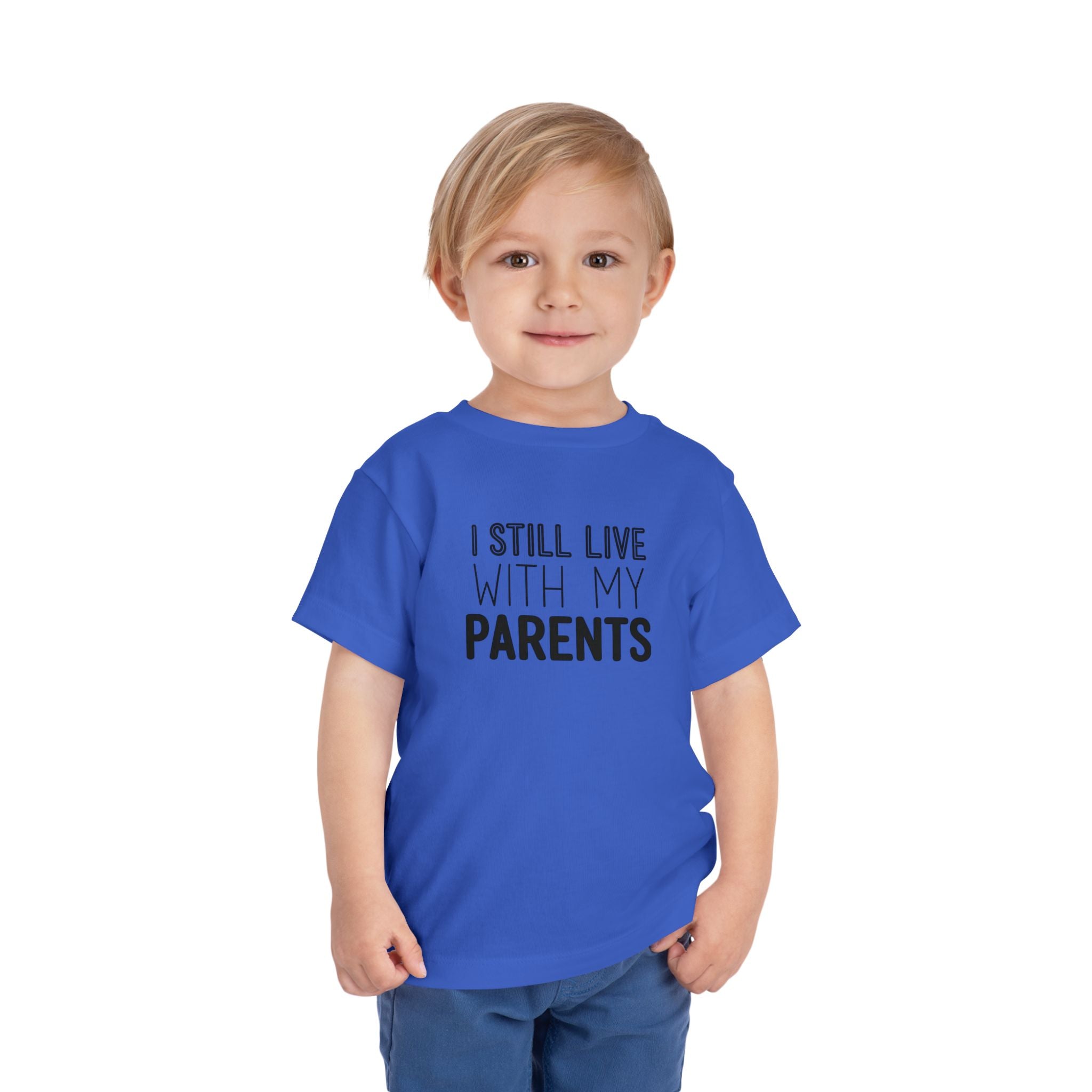 I Still Live With My Parents Toddler Tee | Funny Kids T-Shirt | Cr8tive Designs