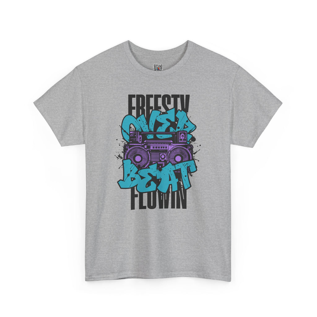 Graffiti Boombox Streetwear Graphic Tee | Urban Hip-Hop Design | Cr8tive Designs