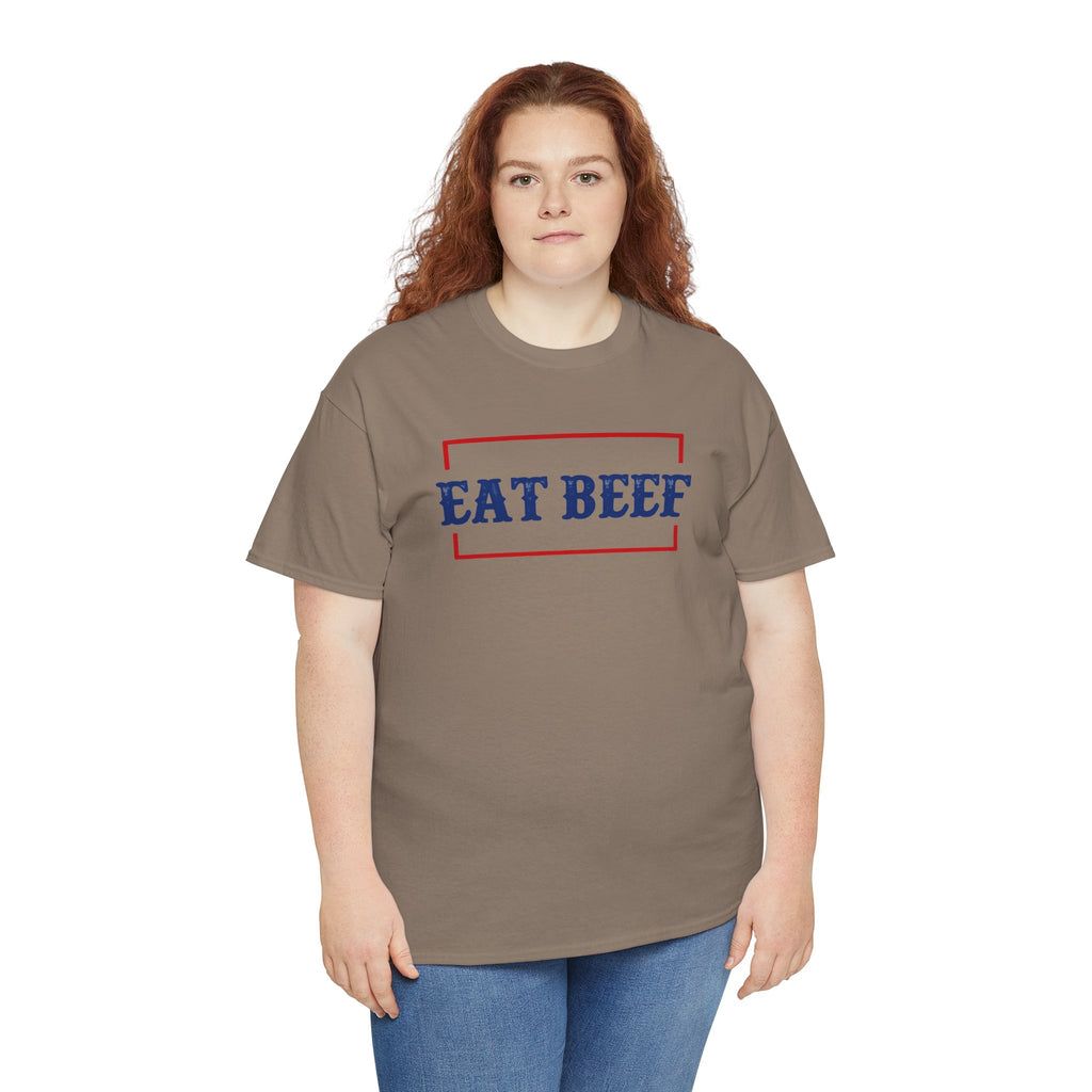Eat Beef T-Shirt | Rustic Western Cattle Ranch Graphic Tee | Cr8tive Designs