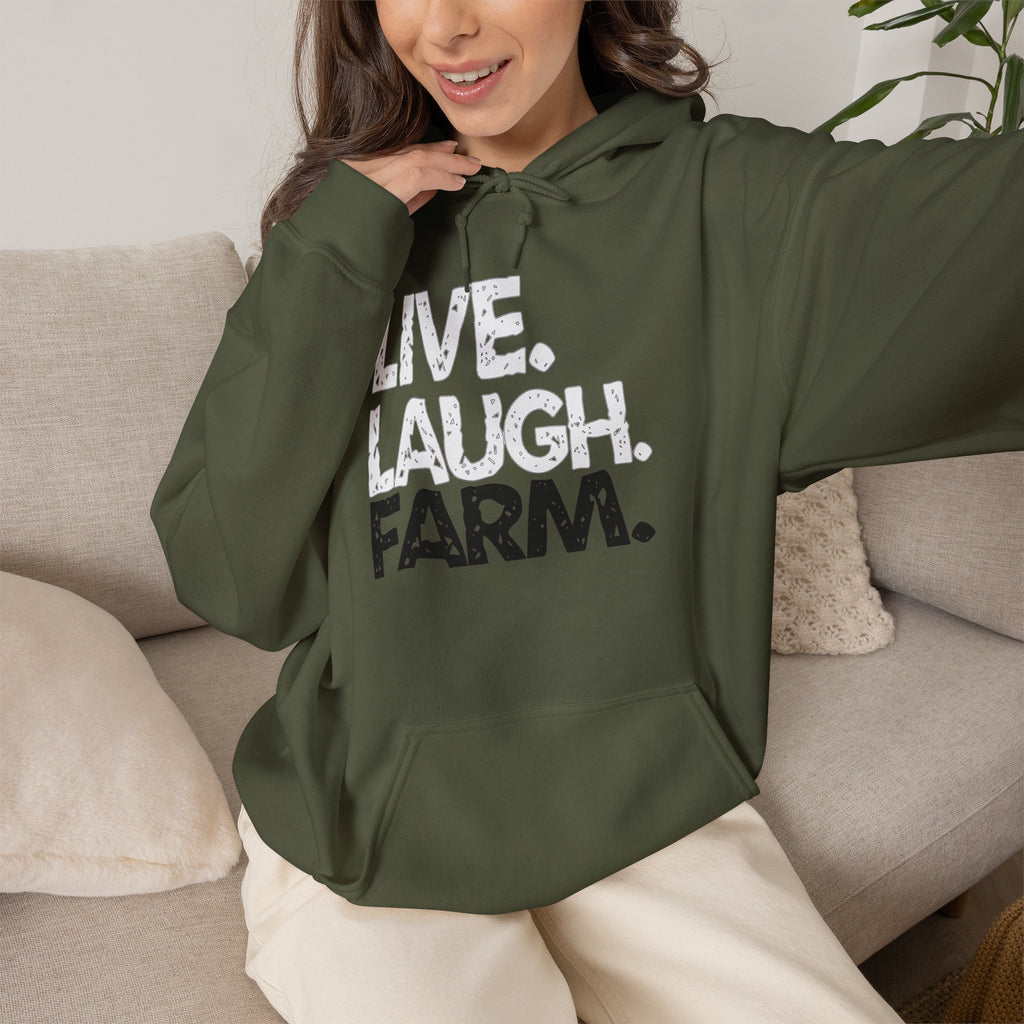 Live Laugh Farm Hoodie | Cr8tive Designs