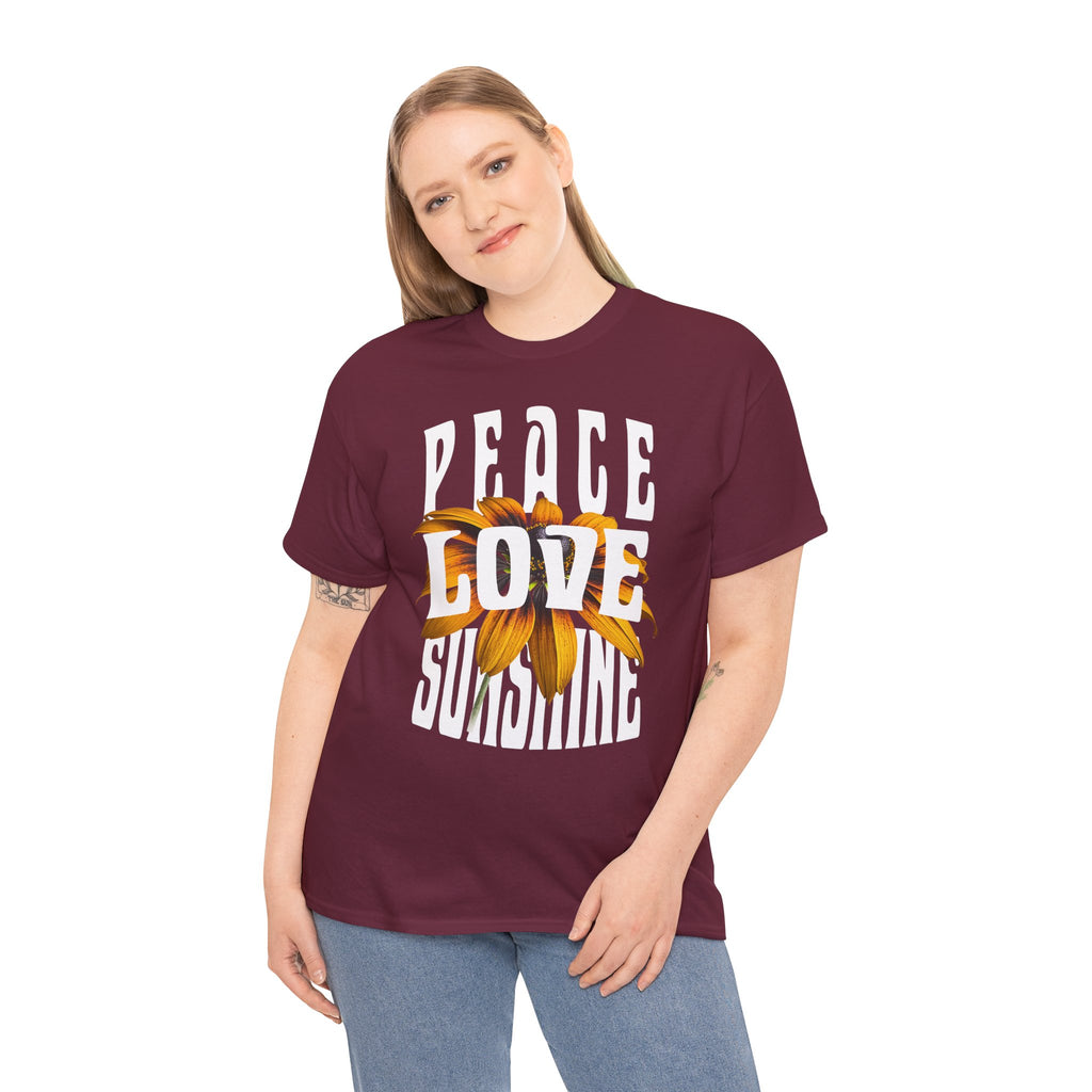 Peace,Love,Sunshine T‑Shirt
