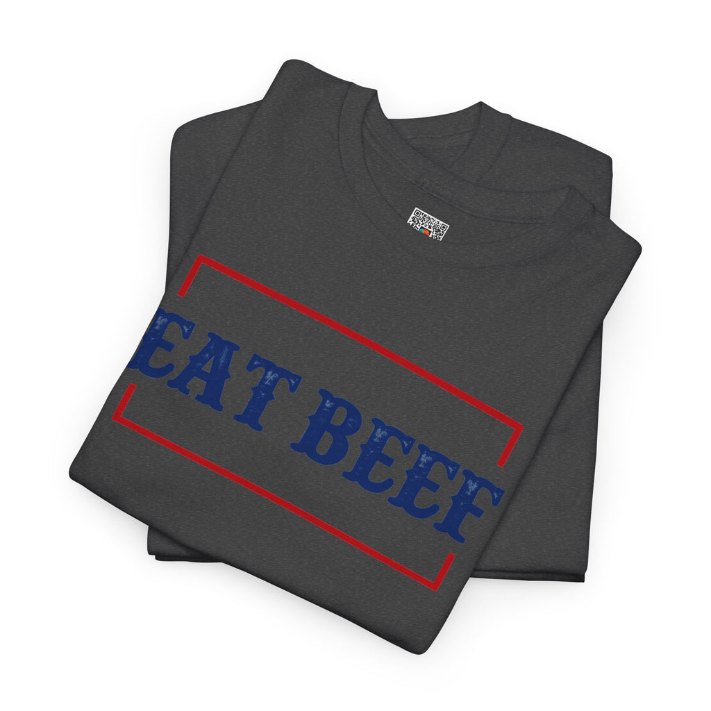 Eat Beef T-Shirt | Rustic Western Cattle Ranch Graphic Tee | Cr8tive Designs