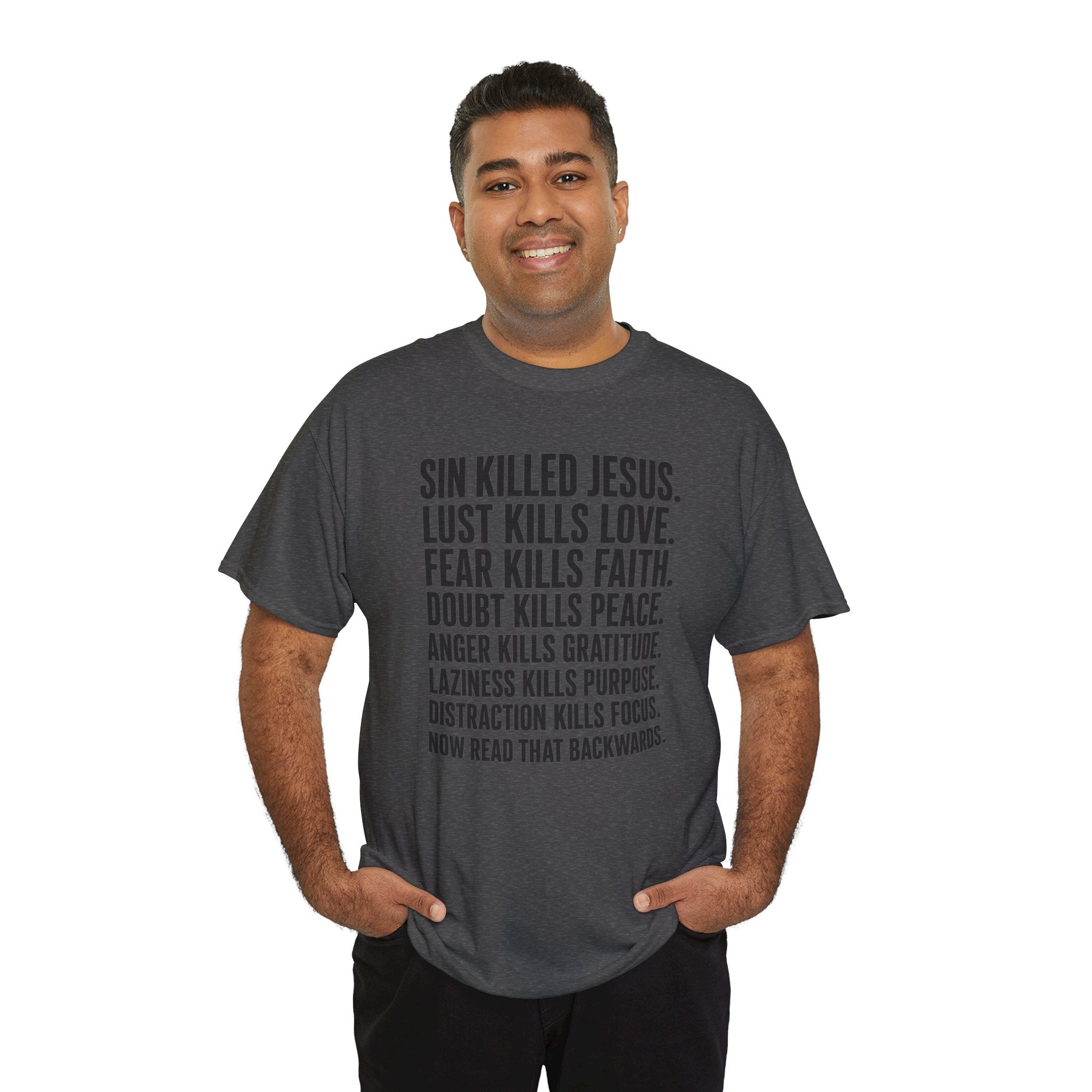 Now Read That Backwards | Bold Christian Faith Statement T-Shirt | Cr8tive Designs
