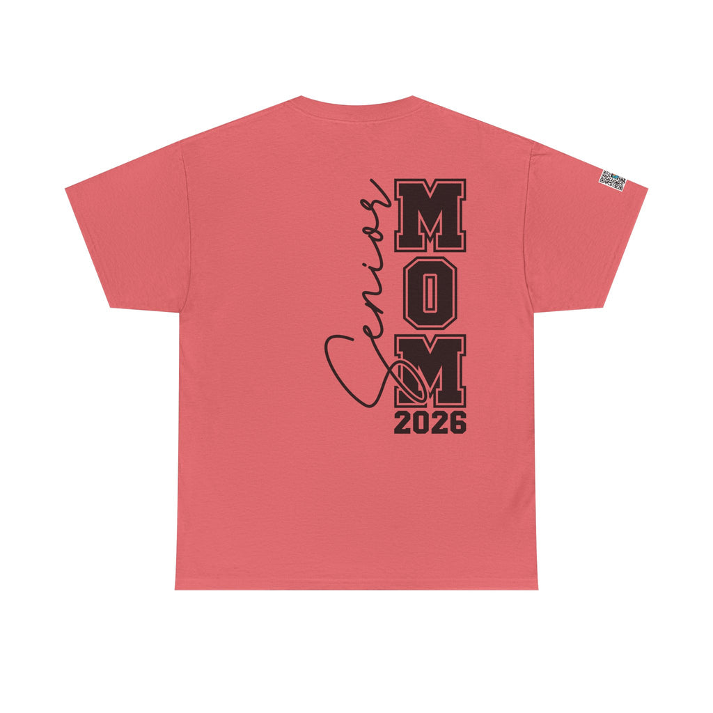 Senior Mom 2026 Front & Back T-Shirt | Proud Mom Graduation Tee | Class of 2026 Parent Shirt | Cr8tive Designs