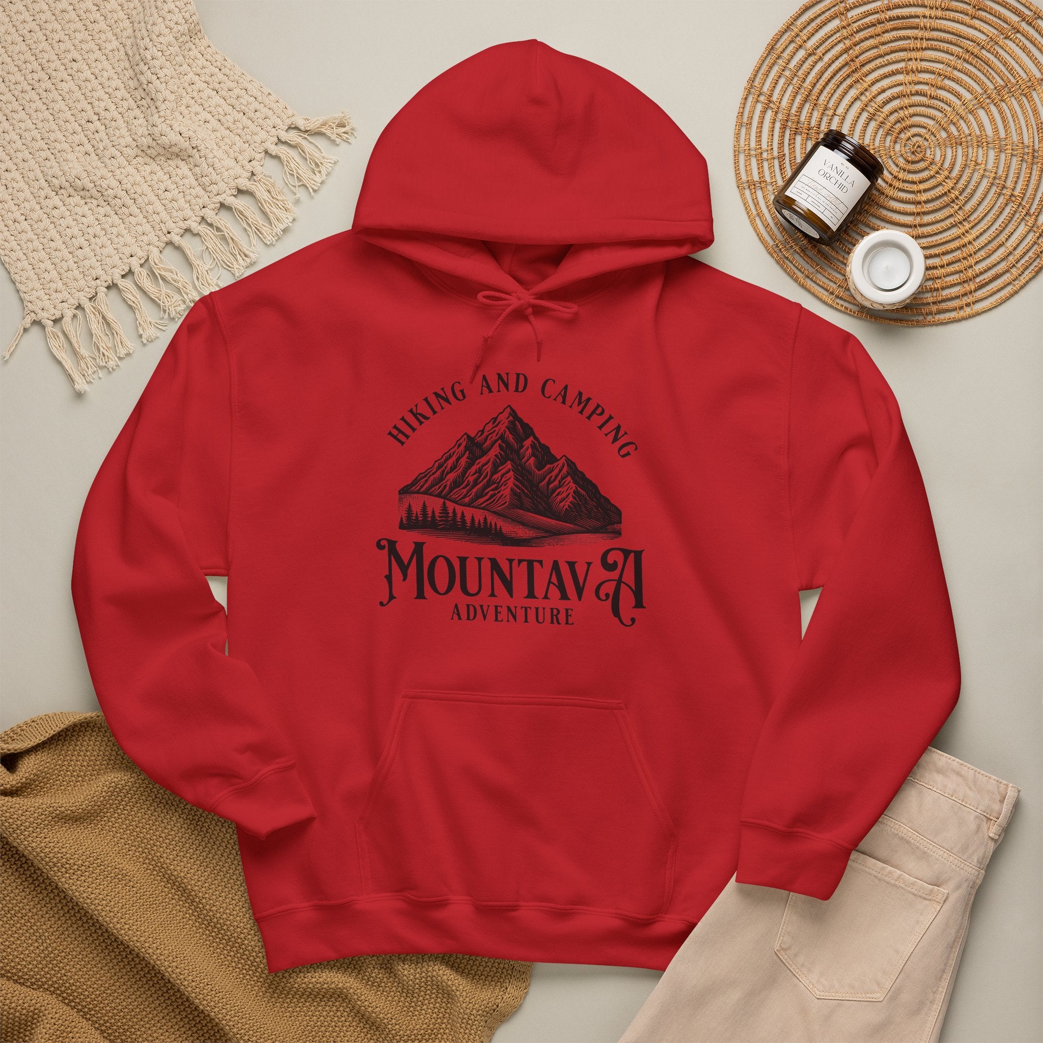 Mountain Adventure Hoodie | Hiking & Camping Outdoor Design | Cr8tive Designs