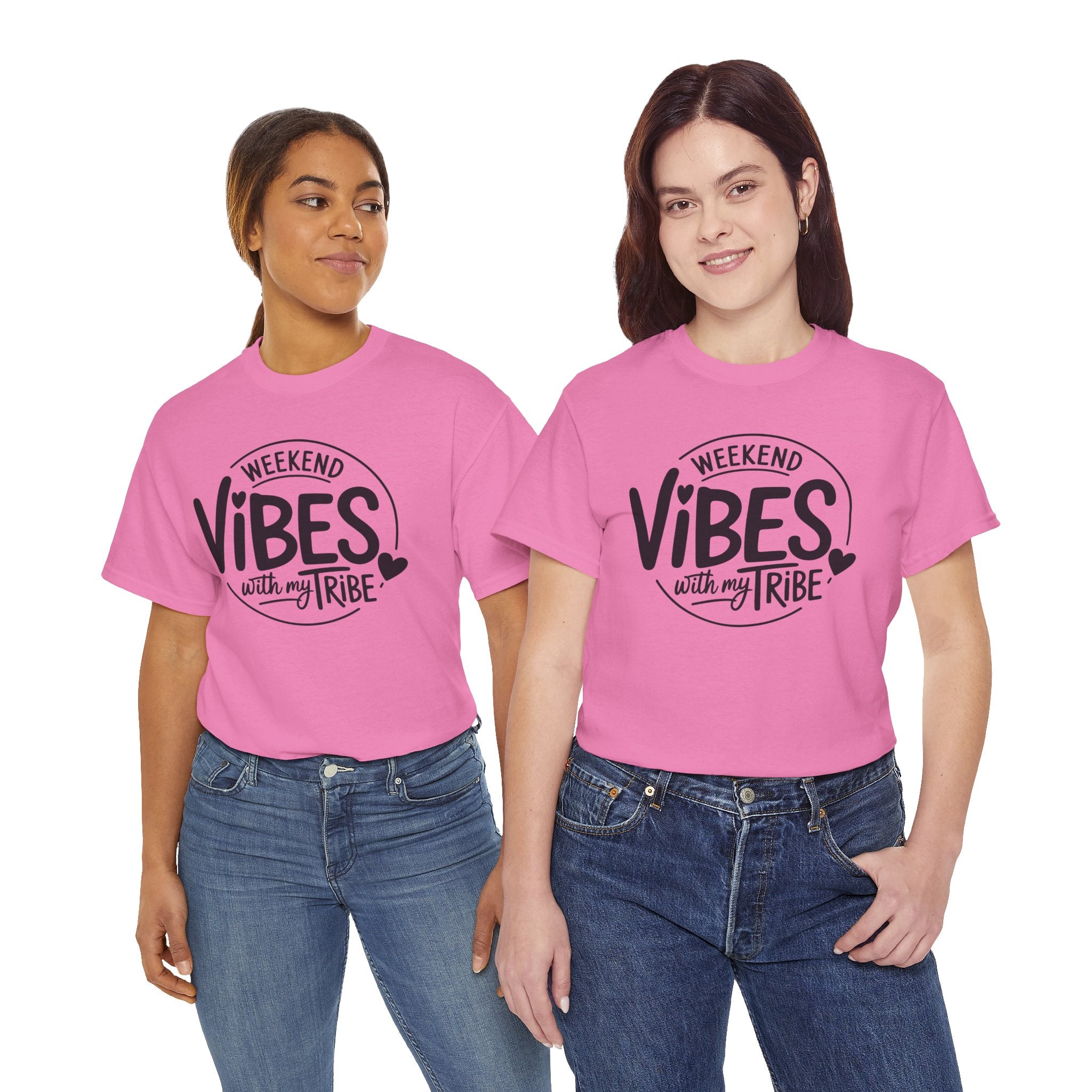 Weekend Vibes Graphic T-Shirt – Retro Positive Quote Tee | Cr8tive Designs