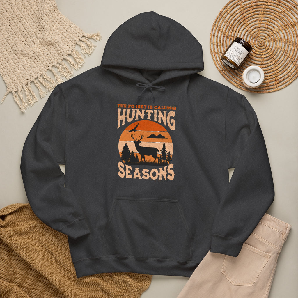 Hunting Season Hoodie | Retro Sunset & Deer Hunting Design | Cr8tive Designs